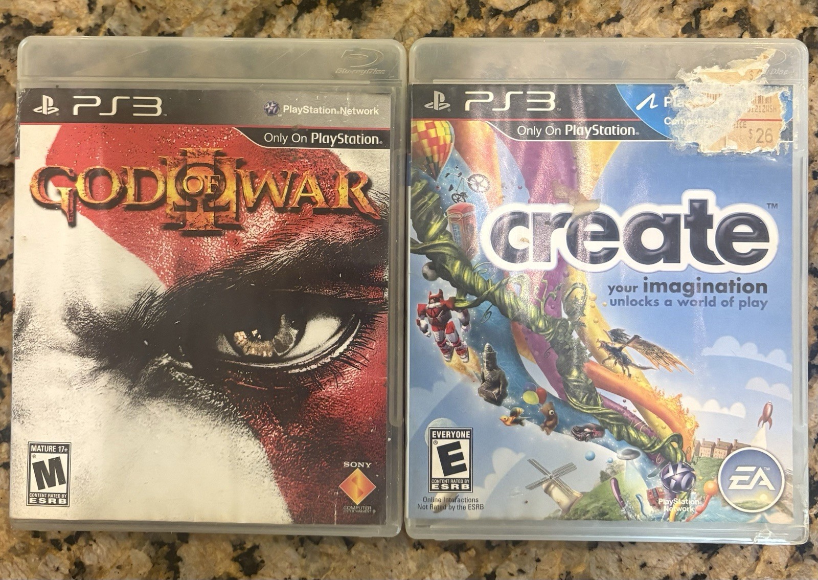 Ps3 CIB Bundle (God Of War III, Create)