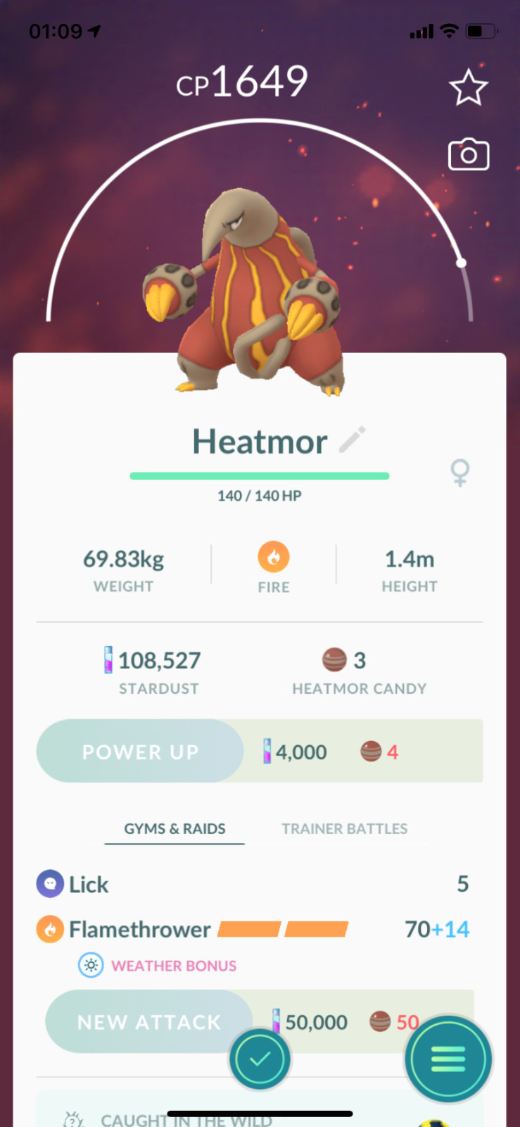 Pokemon – #631 Heatmor !! Same Day Shippment or Next Day Guaranteed ! Go