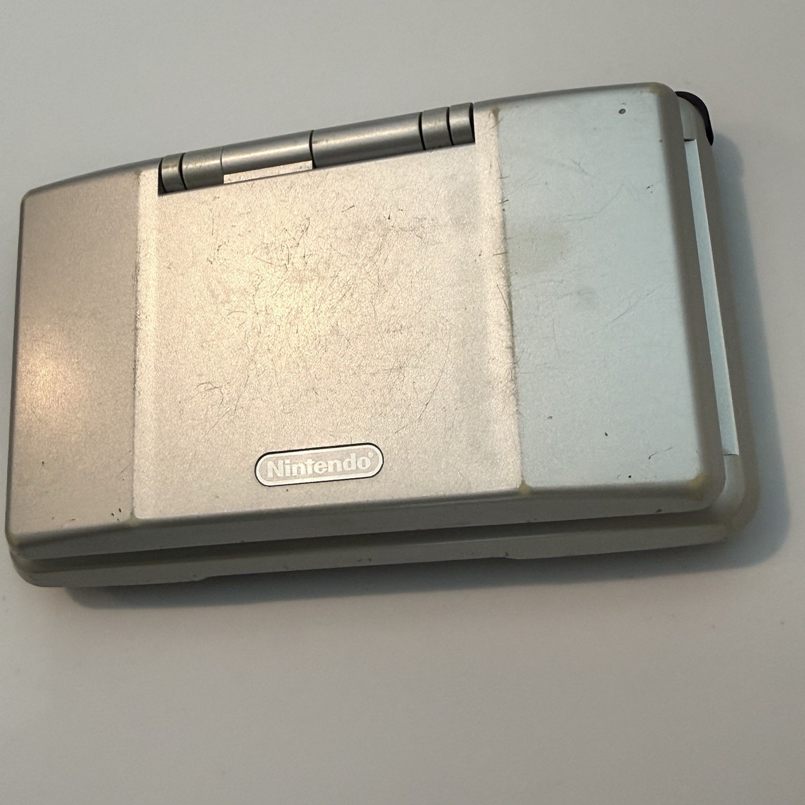 Ds – Nintendo DS Titanium Platinum Silver Game Console Tested Original #2961