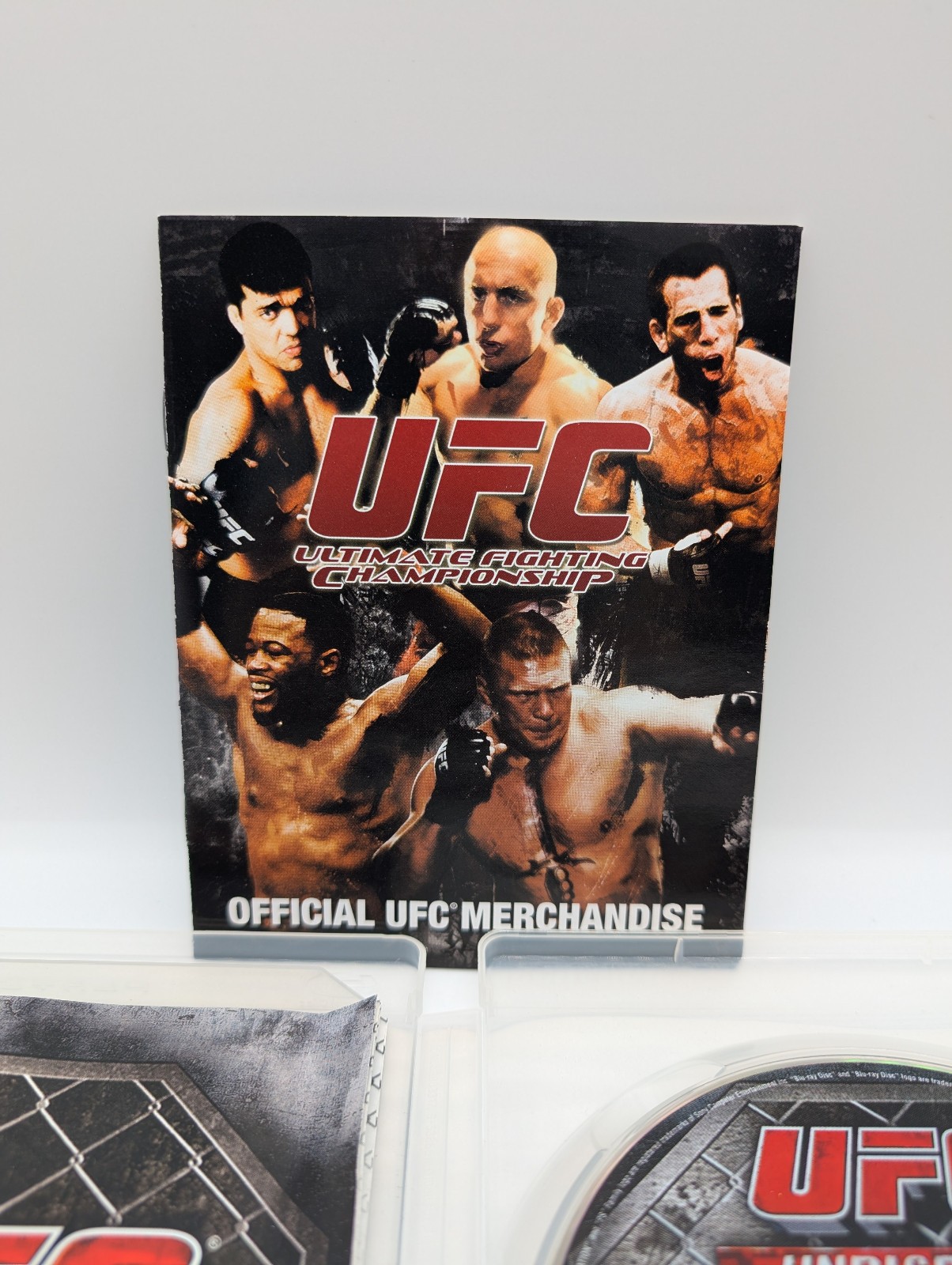 UFC Undisputed 2009 (PS3 PlayStation 3, 2009) W/MANUAL, WATERDAMAGE COVER BOTTOM