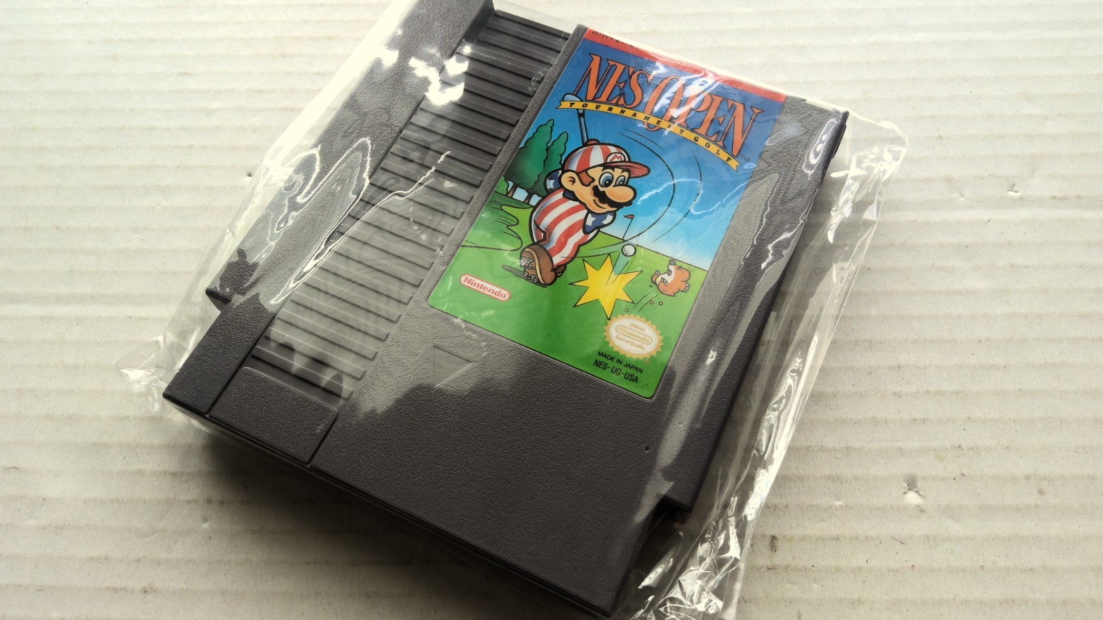 Vintage NES Open Golf Video Game Nintendo 1985 Cartridge 80’s Toys 1980’s