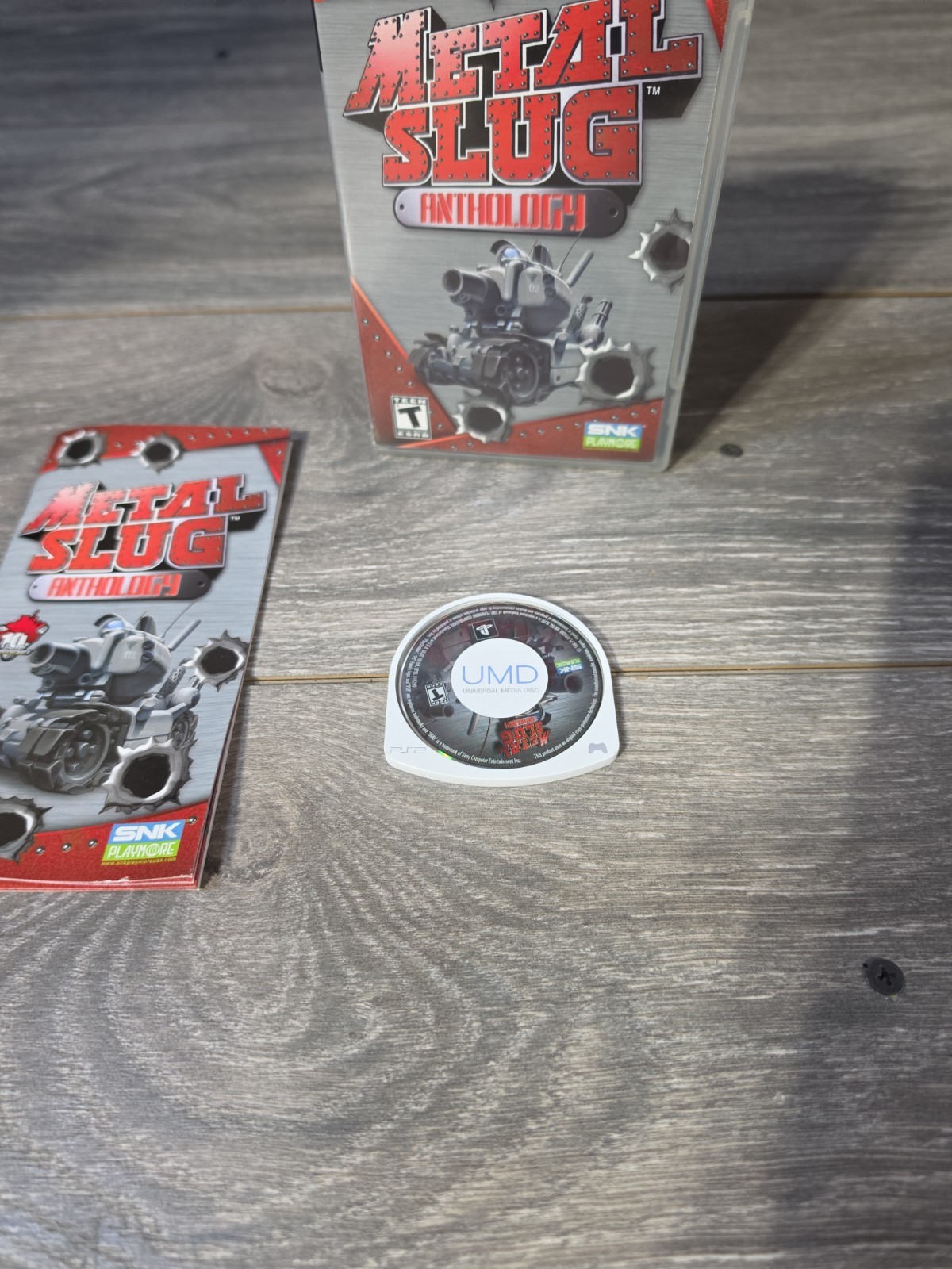 Metal Slug Anthology (Sony PSP, 2007) CIB Complete In Box- Tested And Working