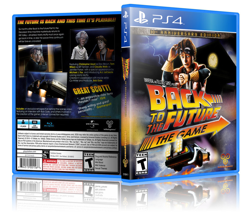 Back To the Future: The Game 30th Anniversary Edition – Replacement Cover & Case