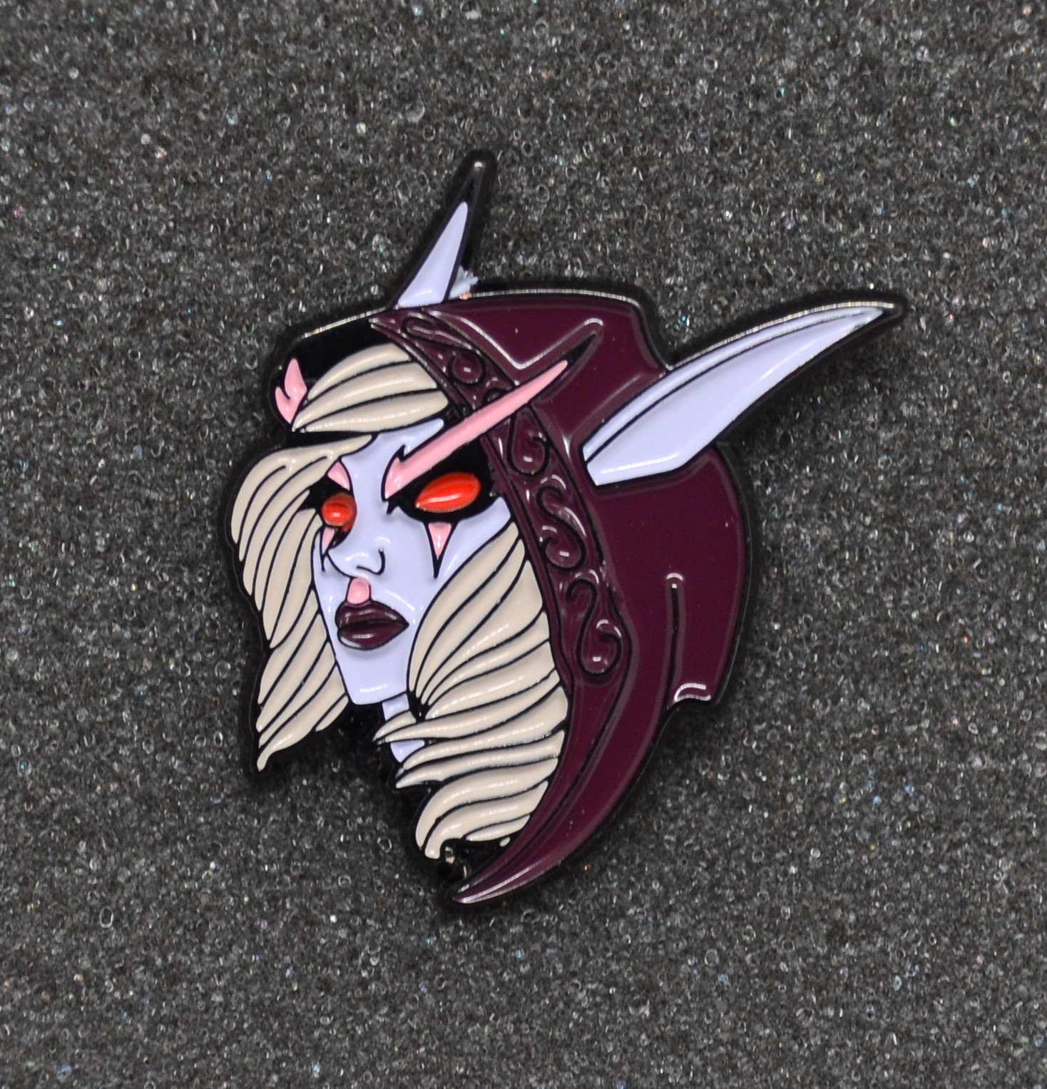 Lady Sylvanas Windrunner World of Warcraft WOW Banshee Queen Blizzard Enamel Pin