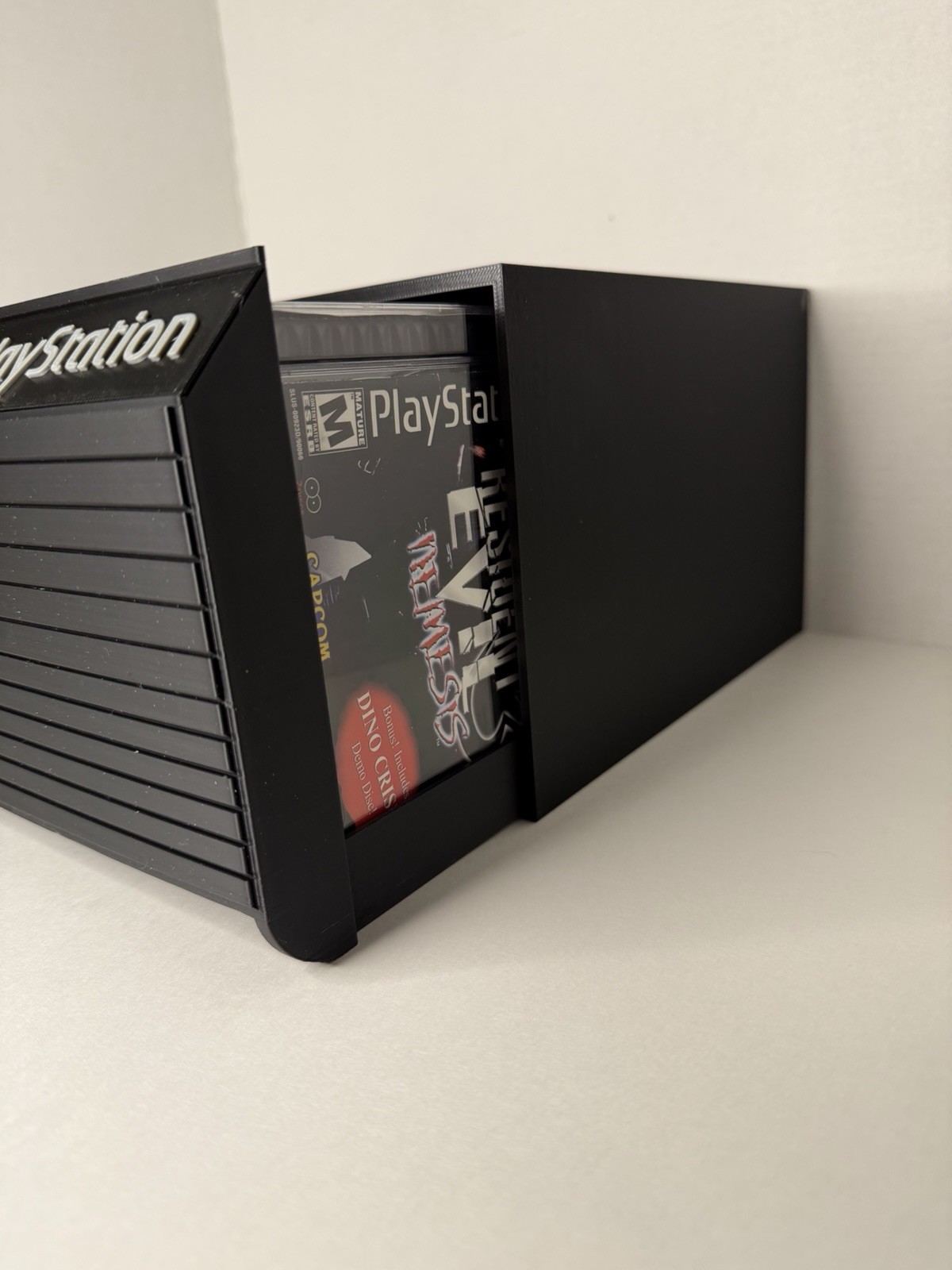 PlayStation PS1 Holds 28, Game Storage Display Shelf Memory Card Holder 3DPrint