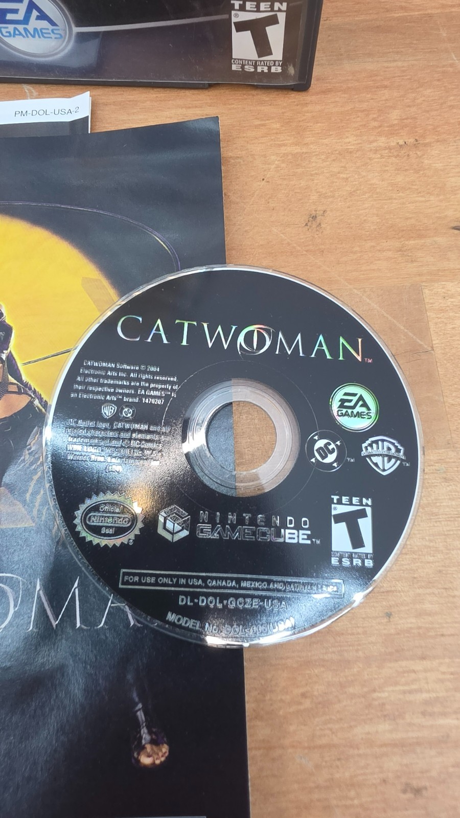 Catwoman Nintendo GameCube GC 2004 EA Games Action Adventure DC Comics