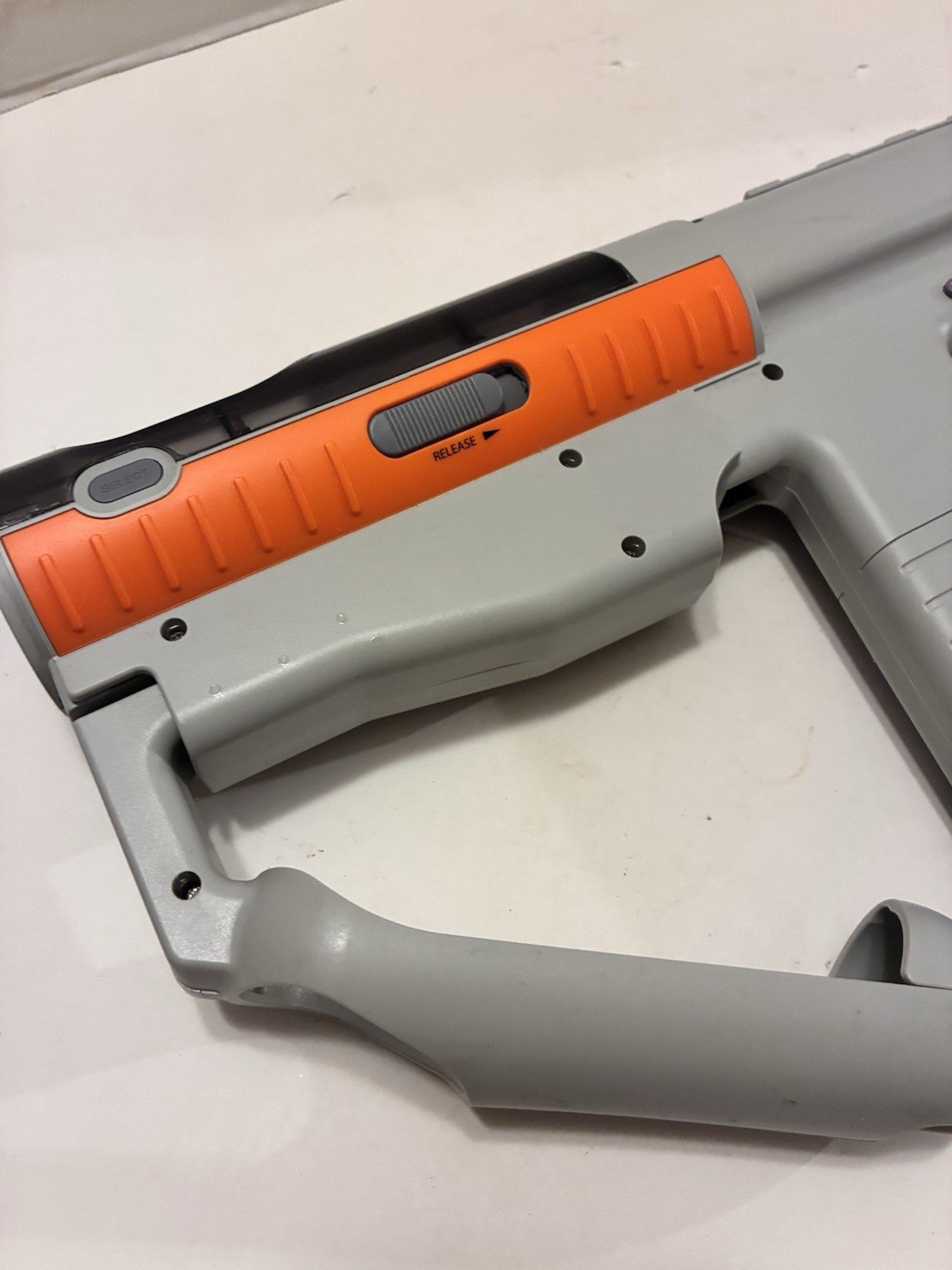 PlayStation Move Sharp Shooter Gun Controller Gray Orange Black for PS3