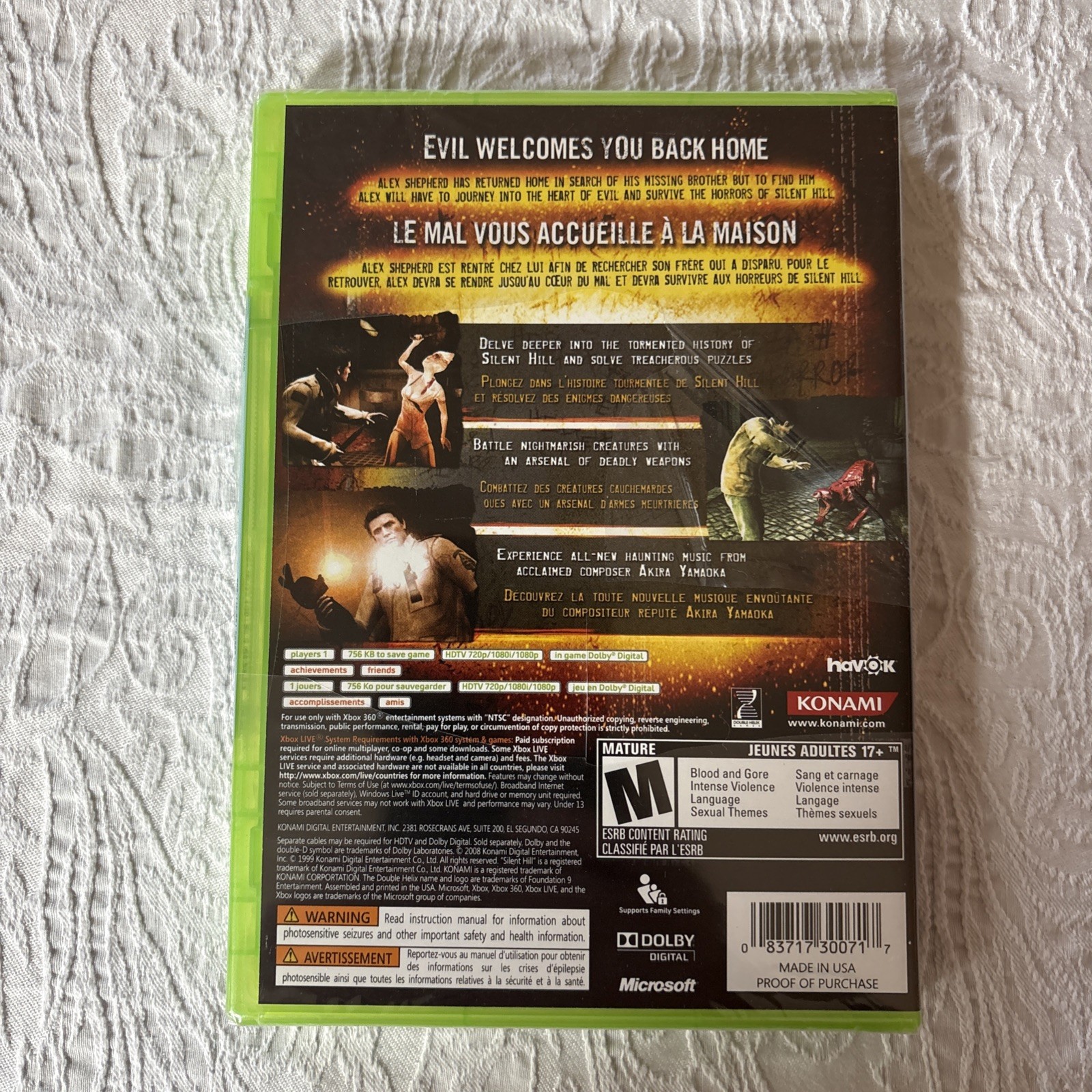 Silent Hill Homecoming -XBOX 360-NEW SEALED See Notes