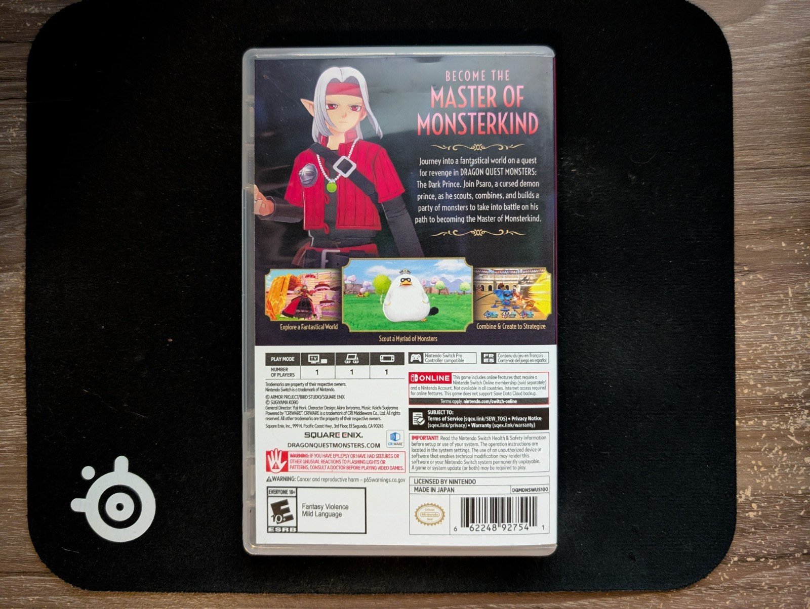 Dragon Quest Monsters: The Dark Prince (Nintendo Switch, 2023) Complete CIB