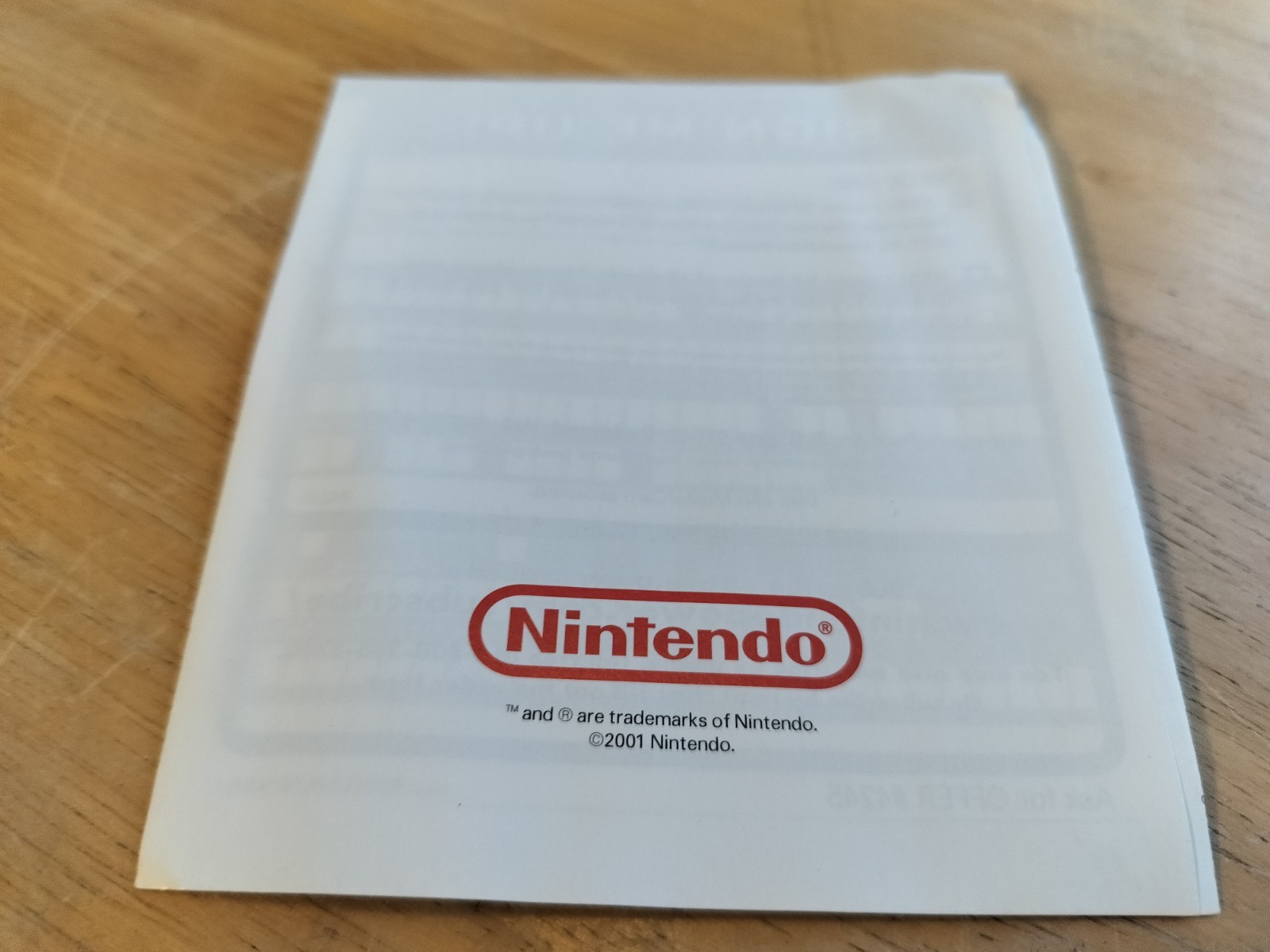 Pokemon Crystal Version Authentic Nintendo Power 2001 – *Insert Only* No Game
