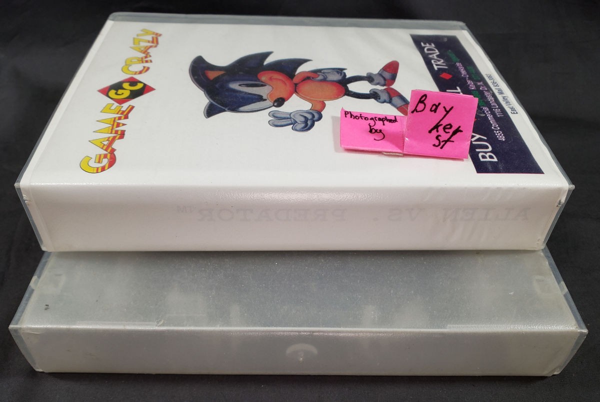 Game Crazy Cartridge Rental Cases SNES SEGA Genesis hard clear plastic case lot