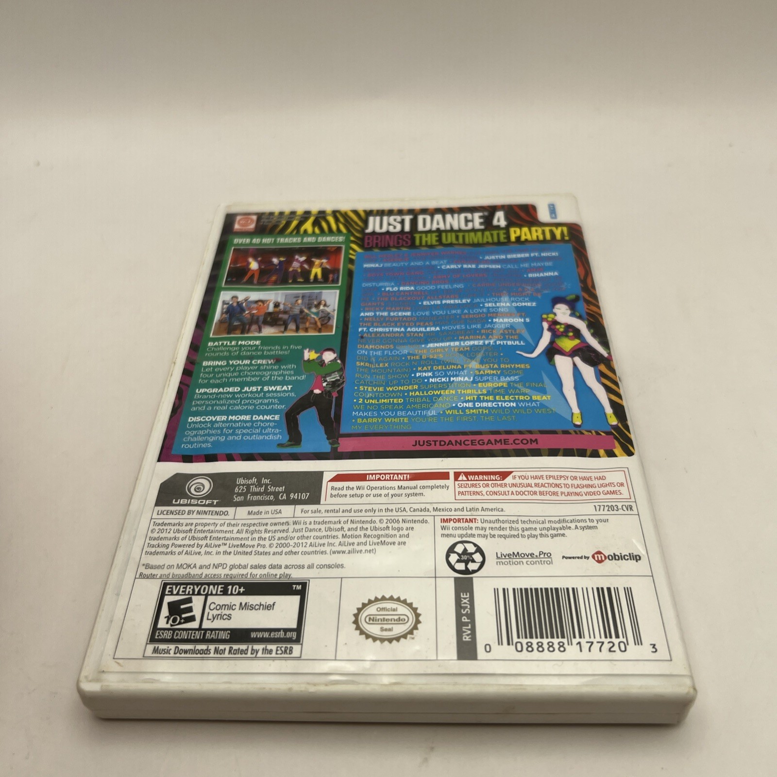 Just Dance 4 – Nintendo Wii Game