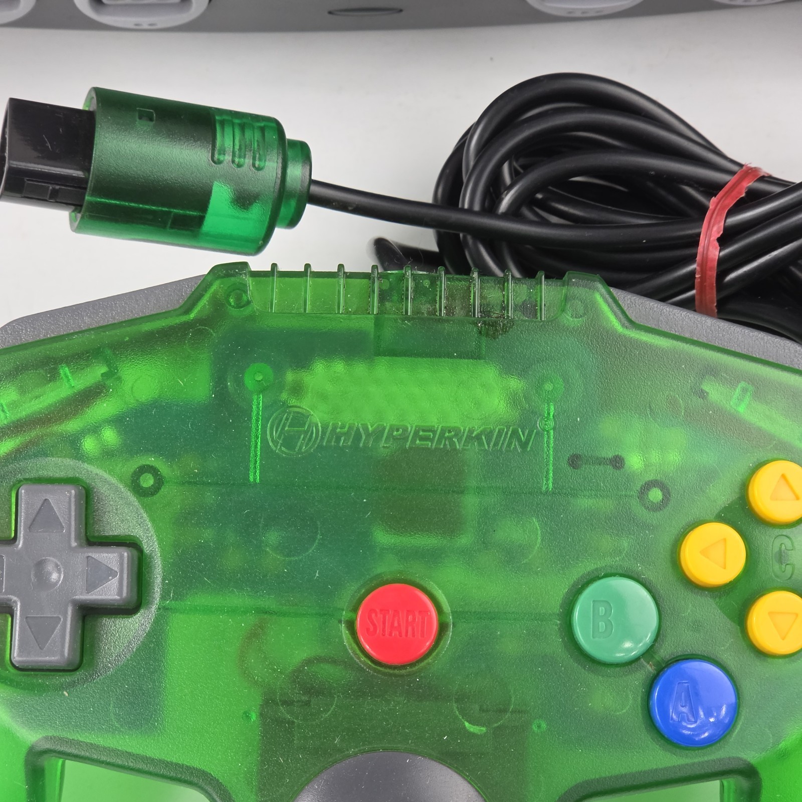 Nintendo 64 N64 Console w/ Hyperkin Green Controller Tight Stick Tested System