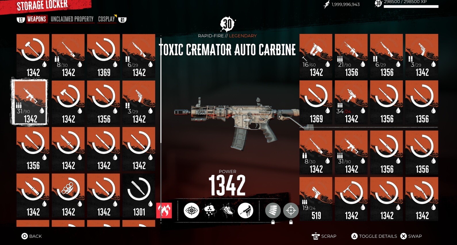 DEAD ISLAND 2| LEGENDARY WEAPON DROPS 55+ Weapons Lvl 30 PS4/PS5⚡Quick Delivery⚡