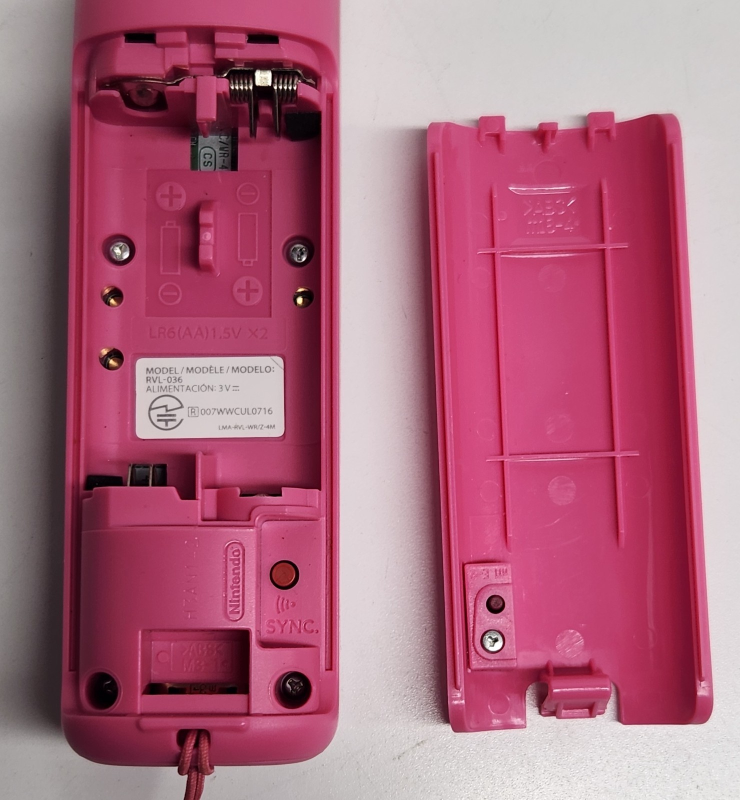 Nintendo Wii Motion Plus Remote Controller Pink Princess Peach Limited Edition