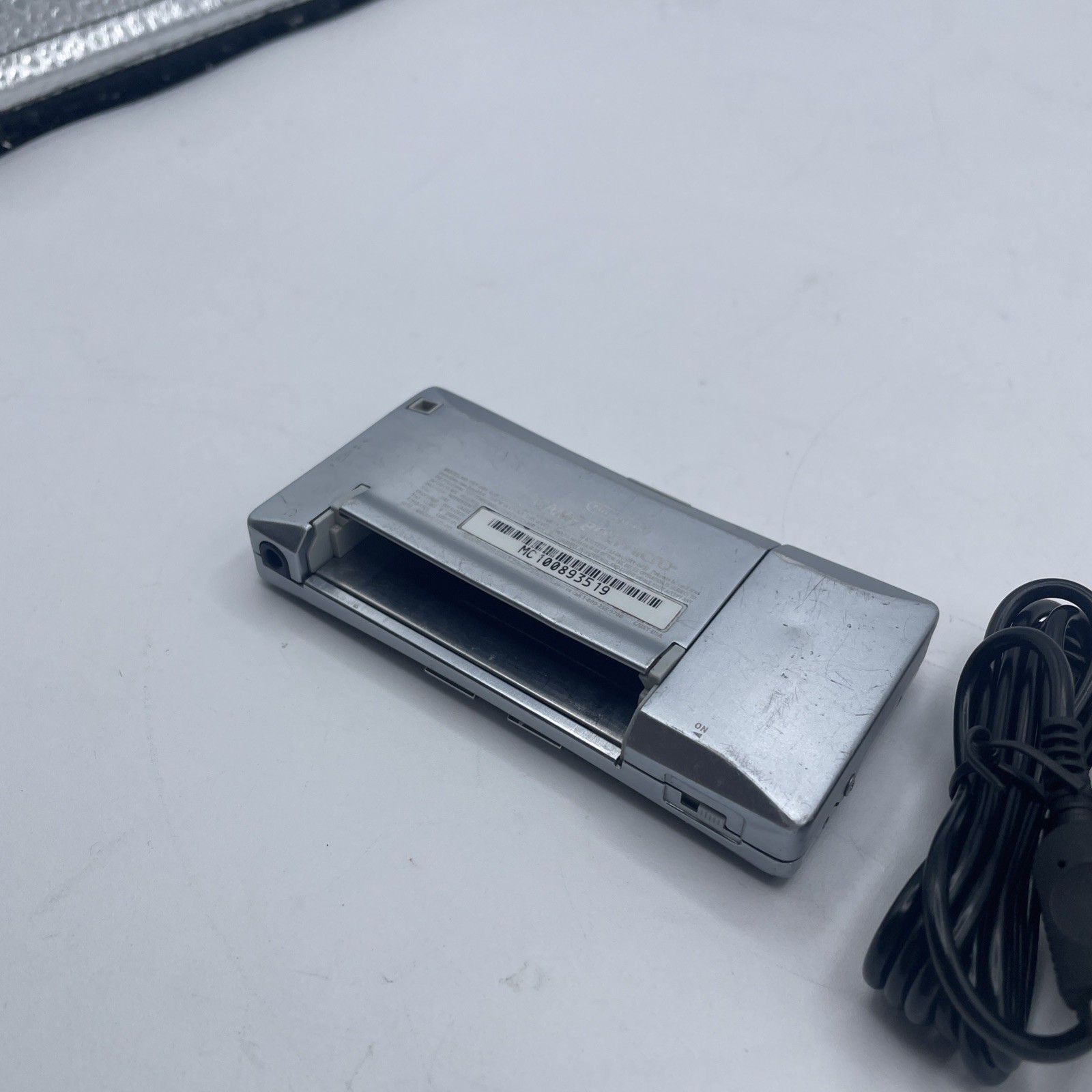 Nintendo Gameboy Advance Micro Silver Handheld Console GBA Tested Working
