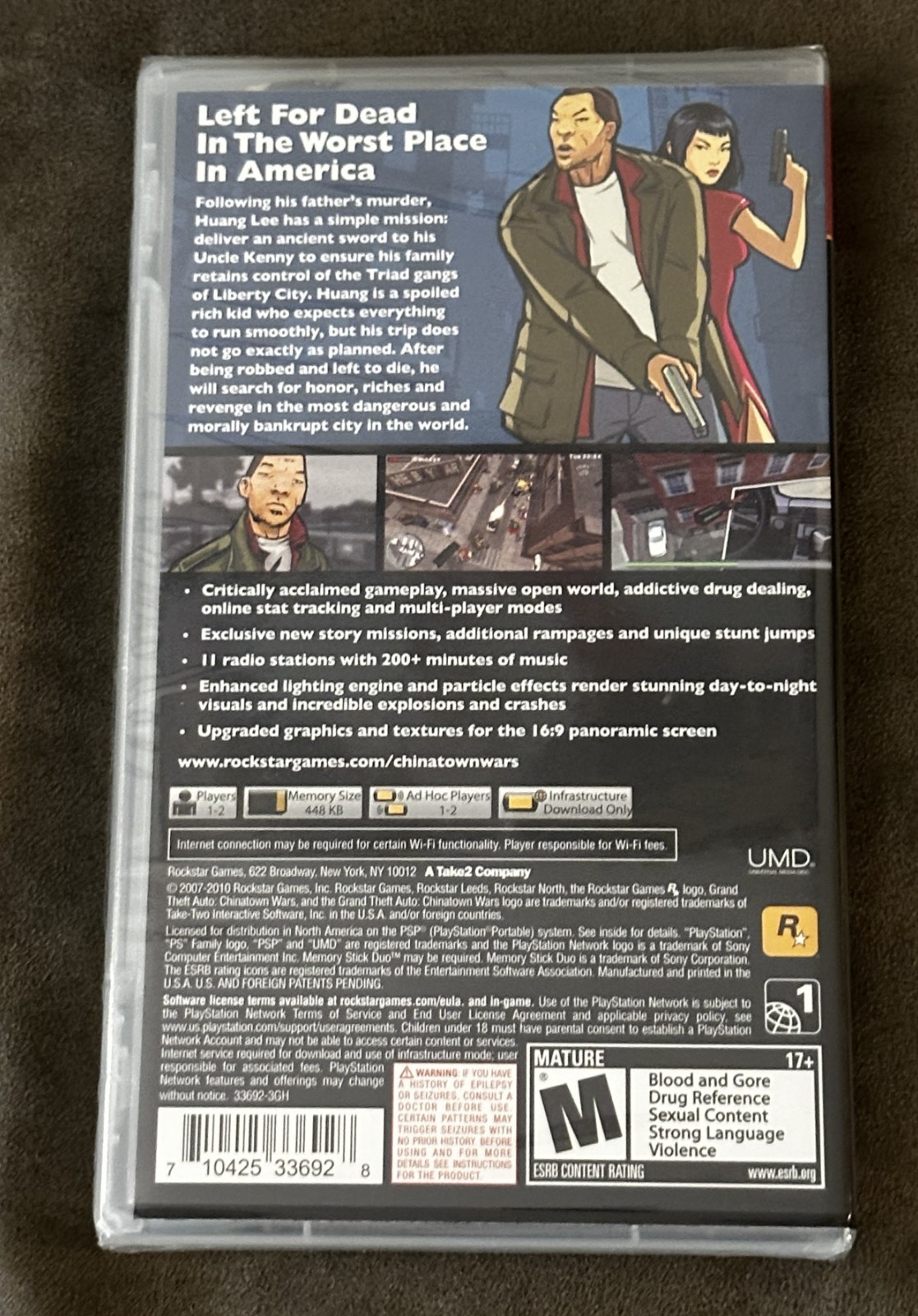 Grand Theft Auto: Chinatown Wars (Sony PSP Greatest Hits) – New & Sealed