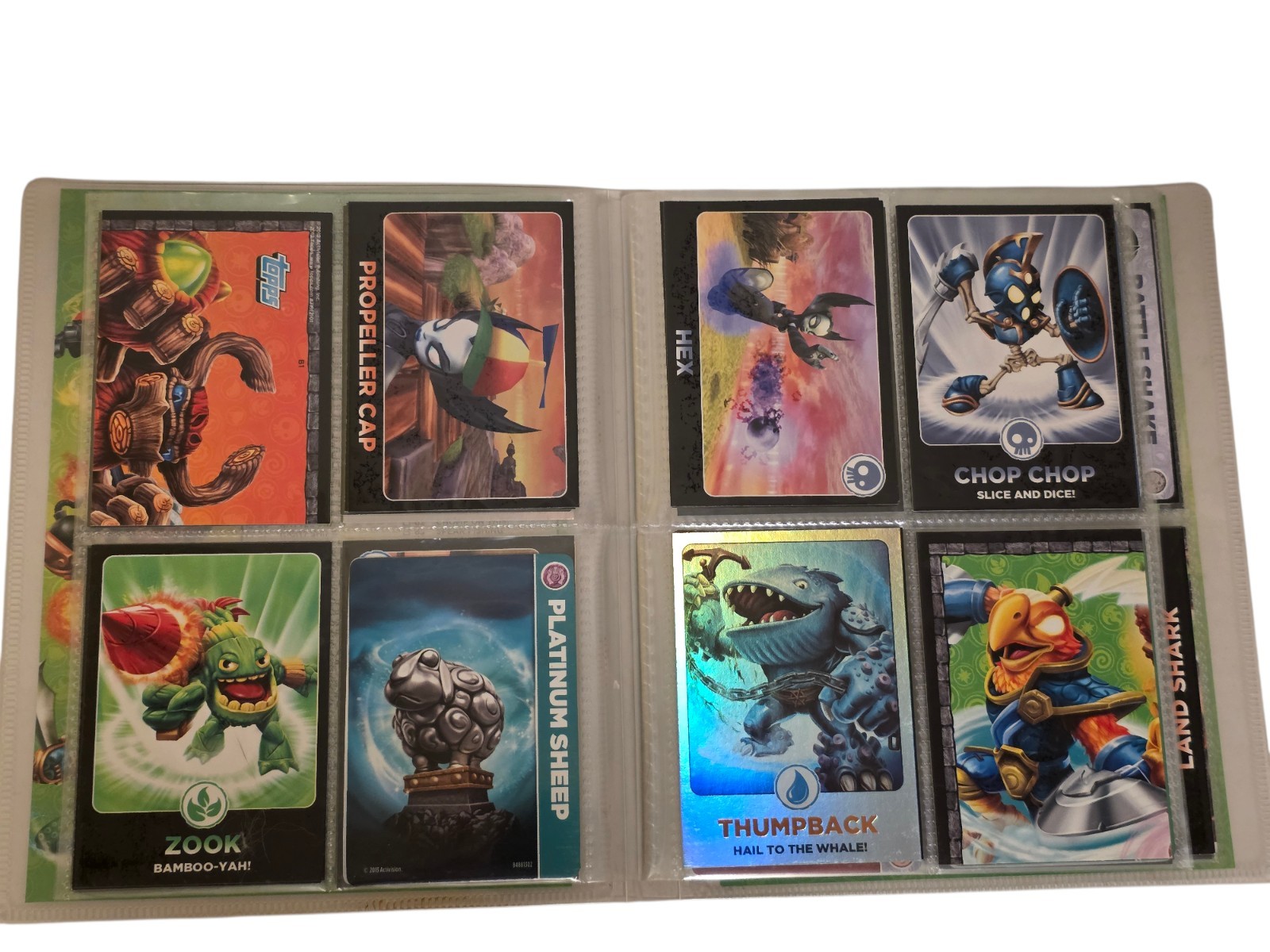 Skylanders SWAP FORCE Trading Card Album, with 109 Cards, FULL! 2012, 2013 Topps