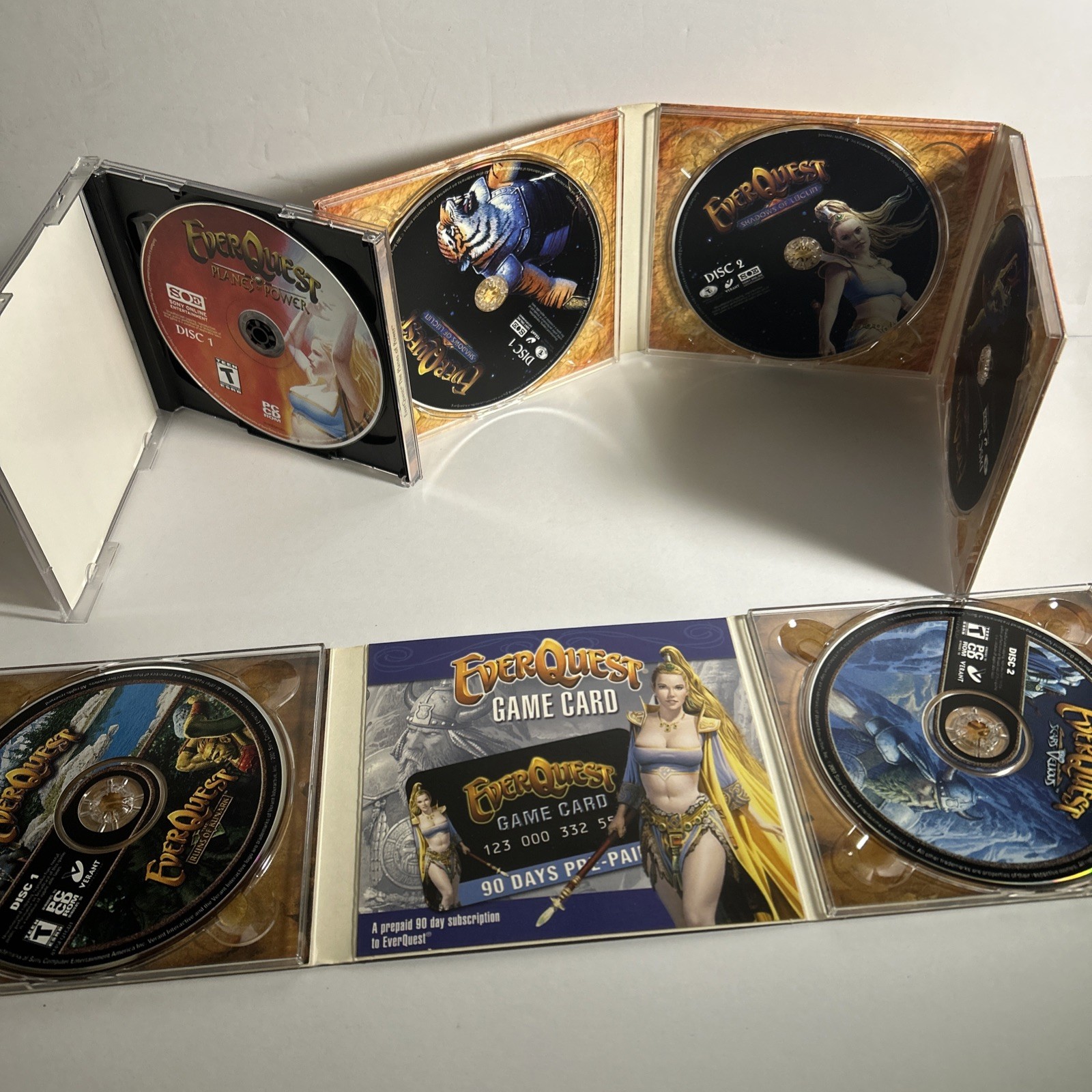 EverQuest Trilogy, Planes Of Power, And Shadows Of Luclin 3 Lot￼