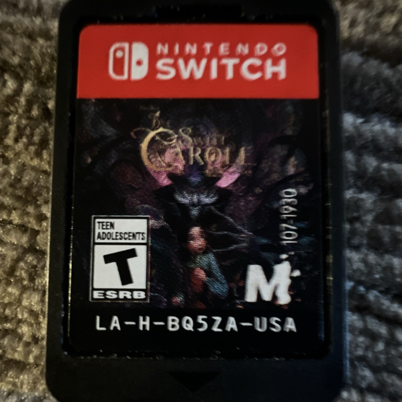 Bye Sweet Carole Nintendo Switch Game Cartridge NTSC-U/C T-Teen
