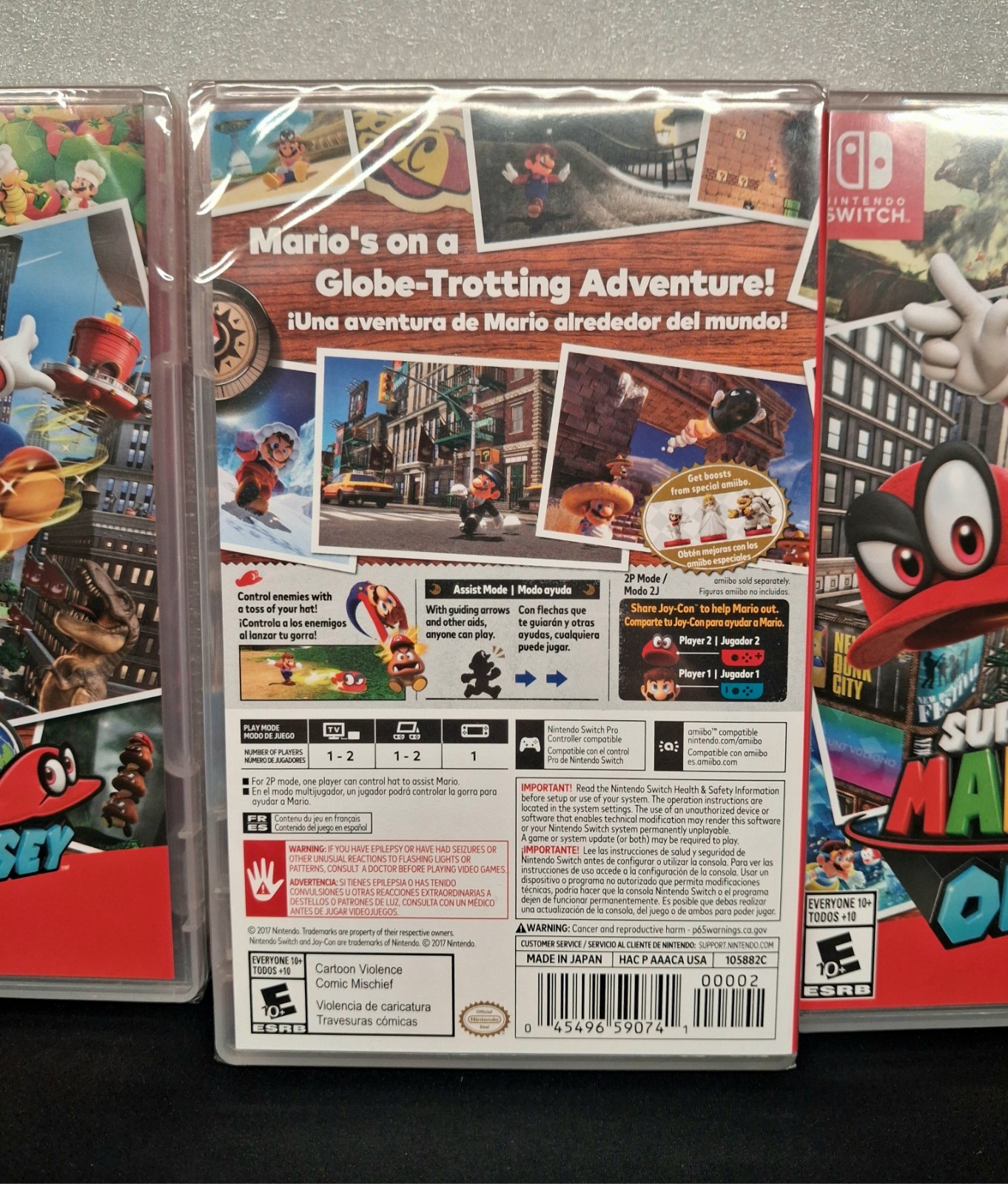 Super Mario Odyssey Nintendo Switch Physical Game NEW FACTORY SEALED Great Cond