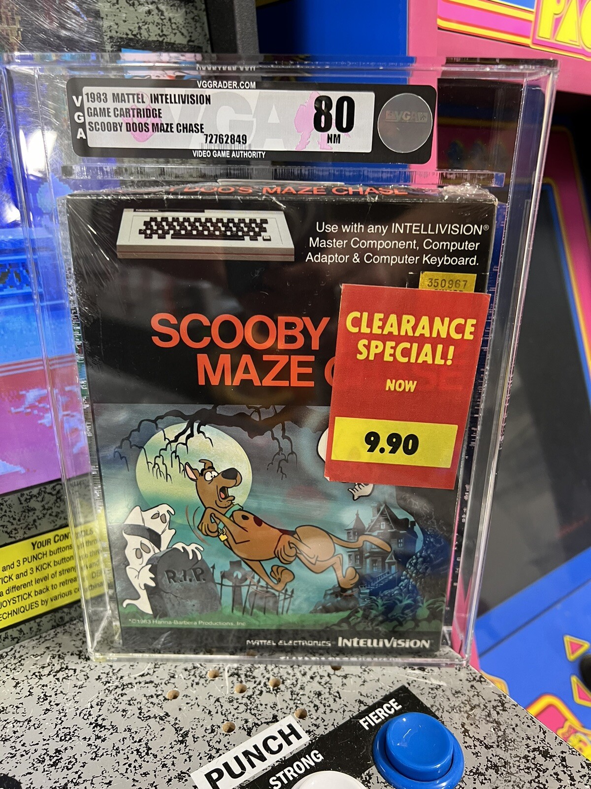 1983 Intellivision Scooby Doo’s Maze Chase Graded VGA 80 NM Sealed