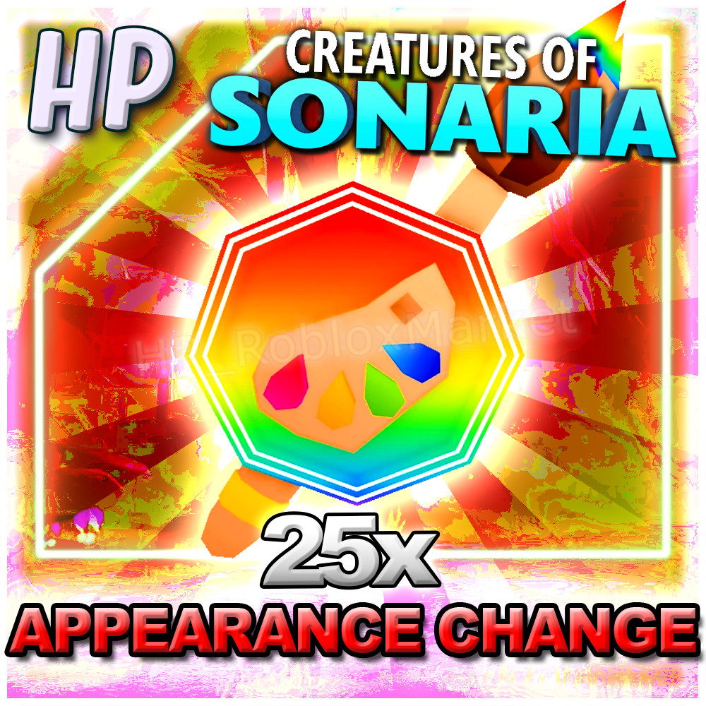 CREATURES OF SONARIA 🎨[ 25x APPEARANCE CHANGE TOKEN ]⚡FASTEST DELIVERY・COS⚡