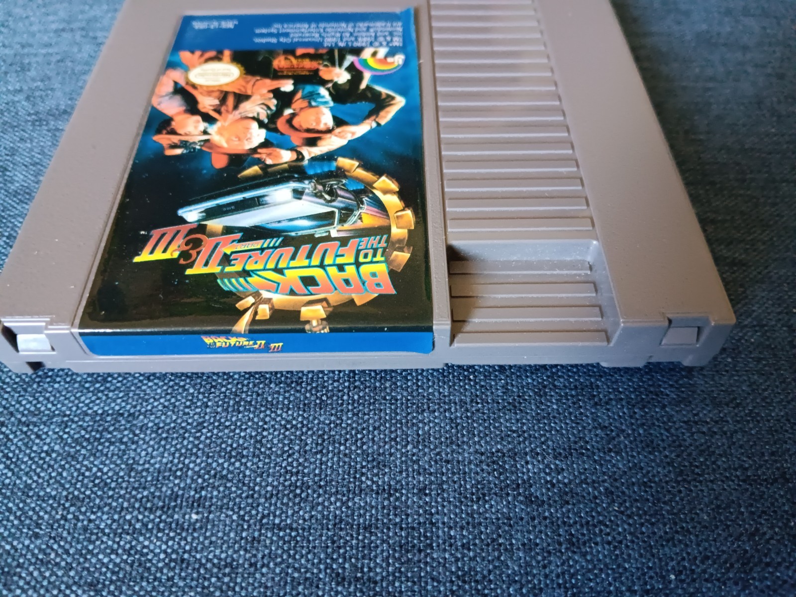 Back to the Future Part II & III (LJN, 1990) NES w/ Box & Manual ~ Tested, Works