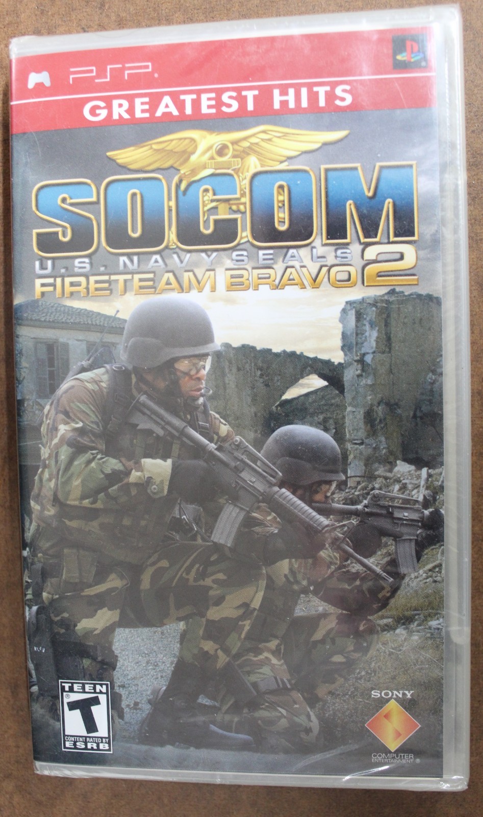 Sealed New SOCOM U.S. Navy Seals Fireteam Bravo 2 Greatest Hits PSP/UMD-Region 1