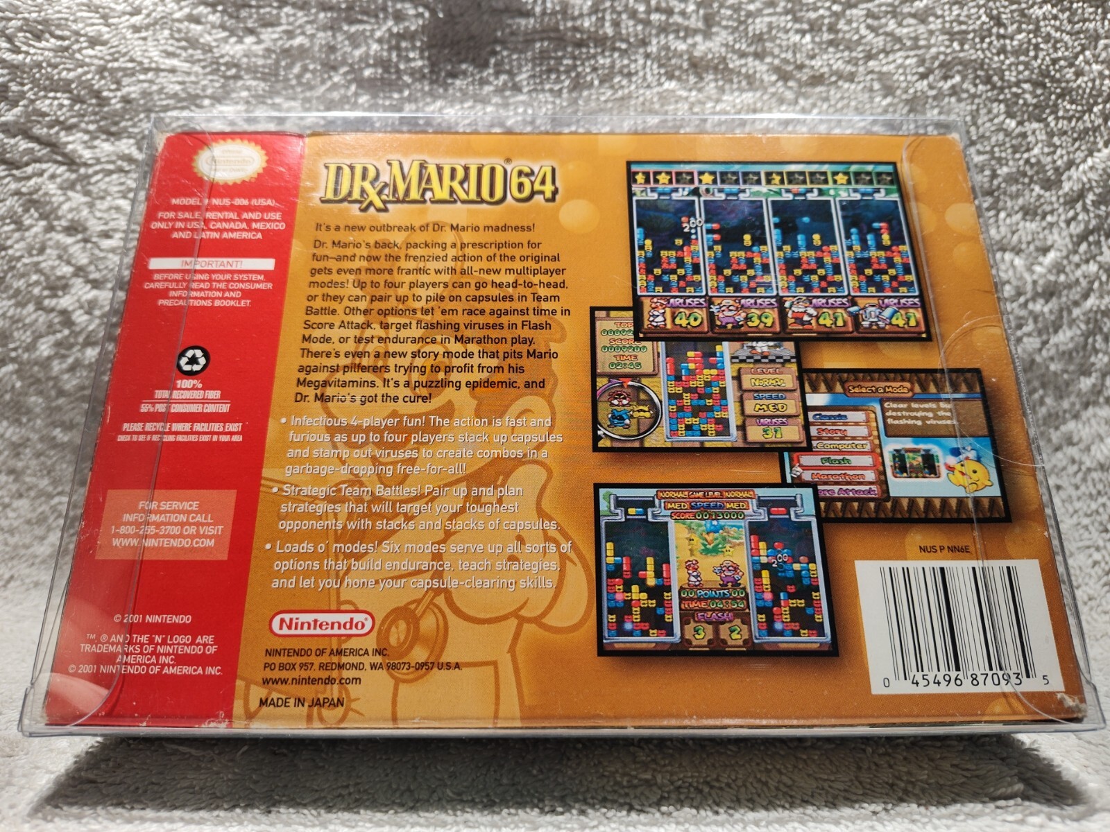 Dr. Mario 64 – (N64, 2001) *CIB* VGC* Cleaned & Tested* VINTAGE* FREE SHIPPING!