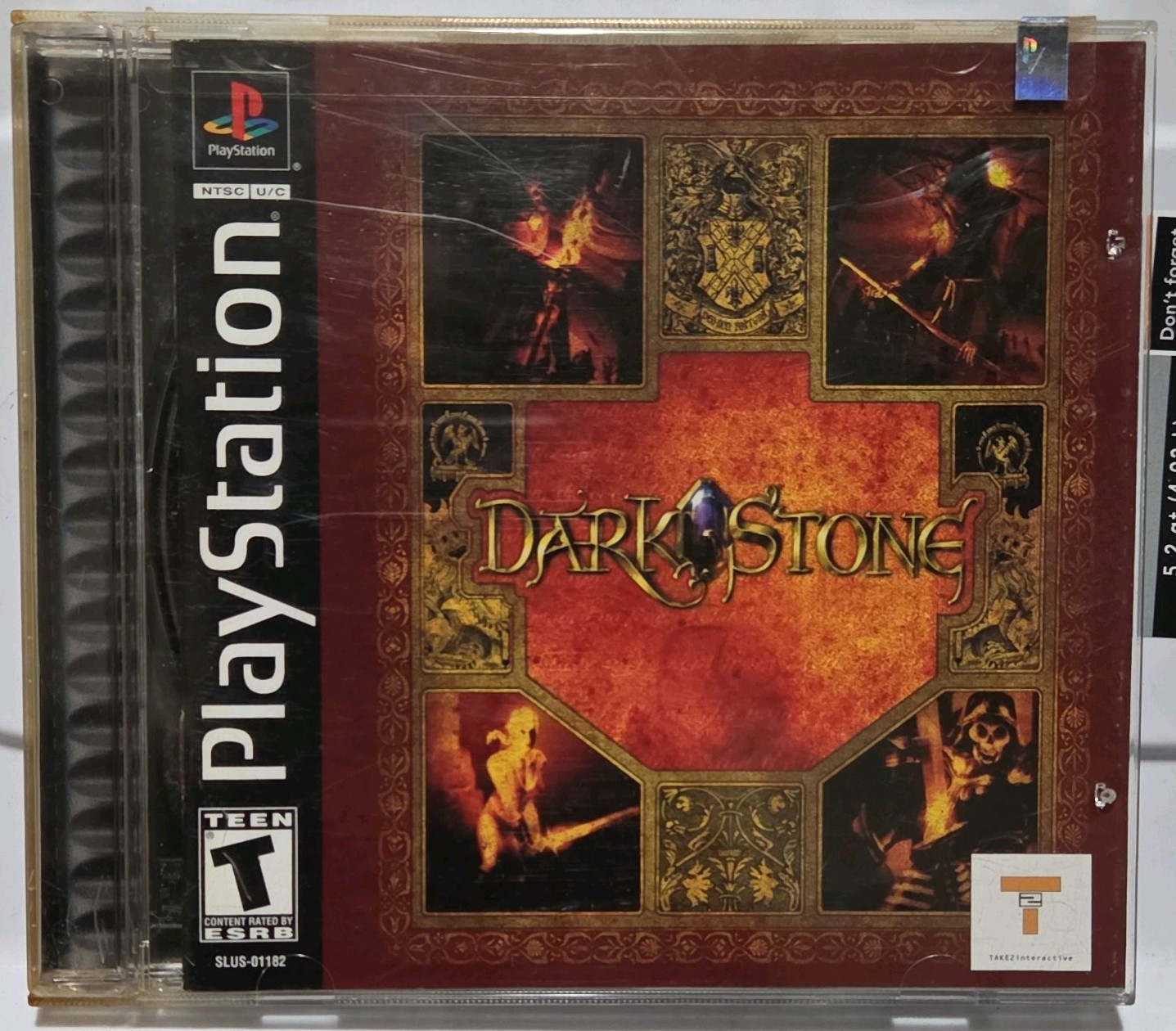 Take 2 Interactive Darkstone Sony PlayStation 1 RPG T-Teen NTSC Manual Included