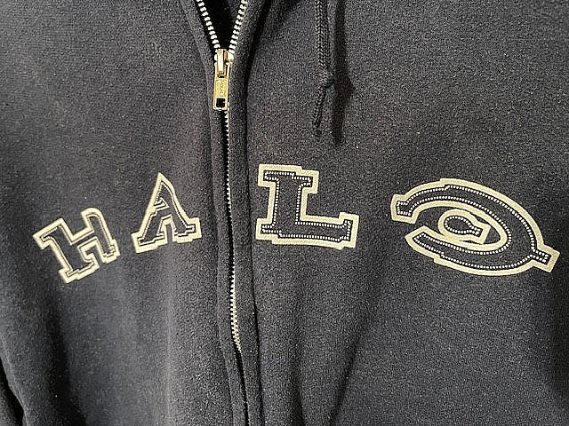 Vintage Original Bungie Era Halo Game Hoodie–RARE–Black/Men’s Small–Pre Owned