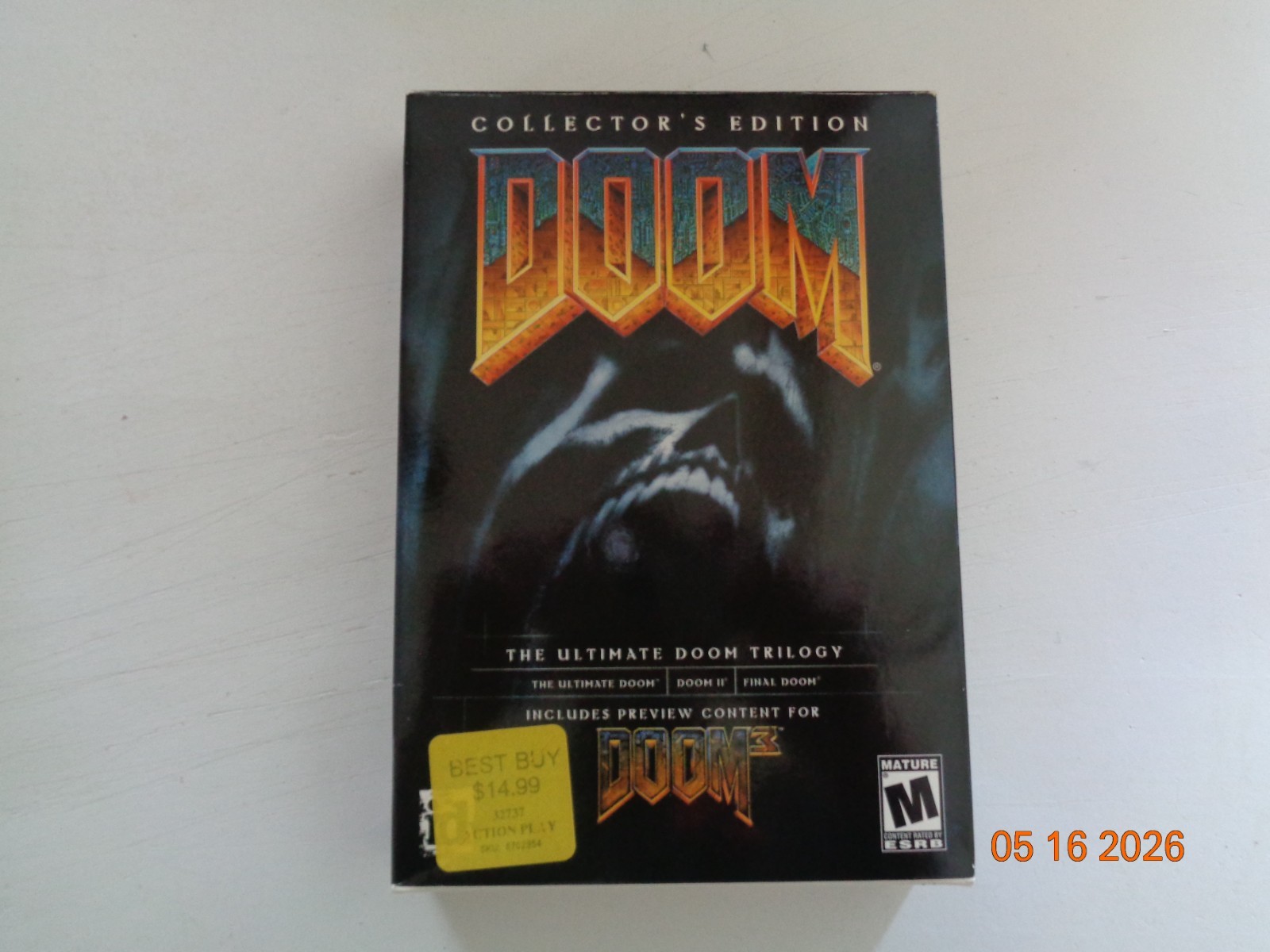 Doom 3 Preorder Promo PC Big Box Game ID Software and More