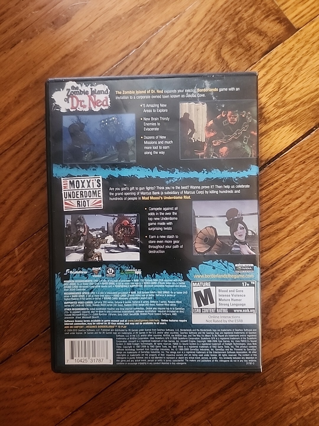 Borderlands Double Game Add-On Pack The Zombie Island of Dr Ned & Mad Moxxis PC