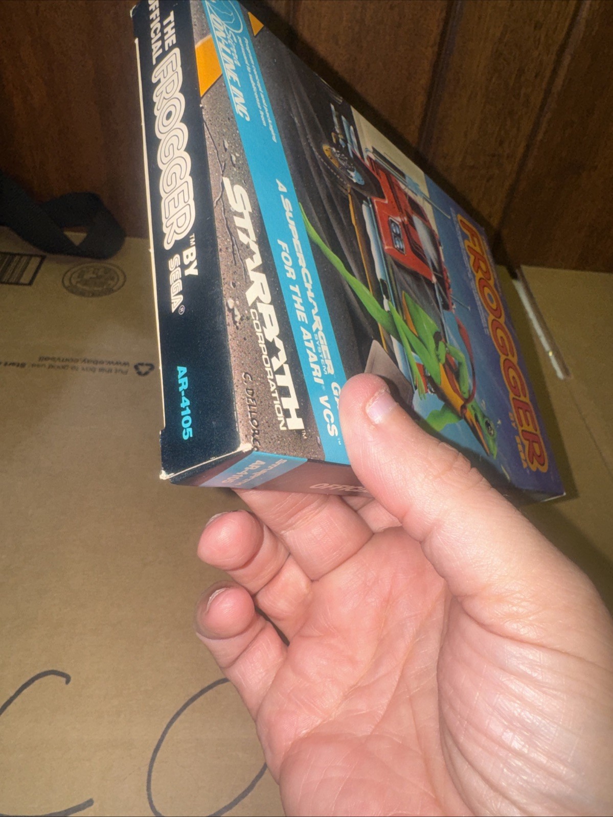 STARPATH 1983 Frogger By SEGA Atari VCS A Supercharger Game