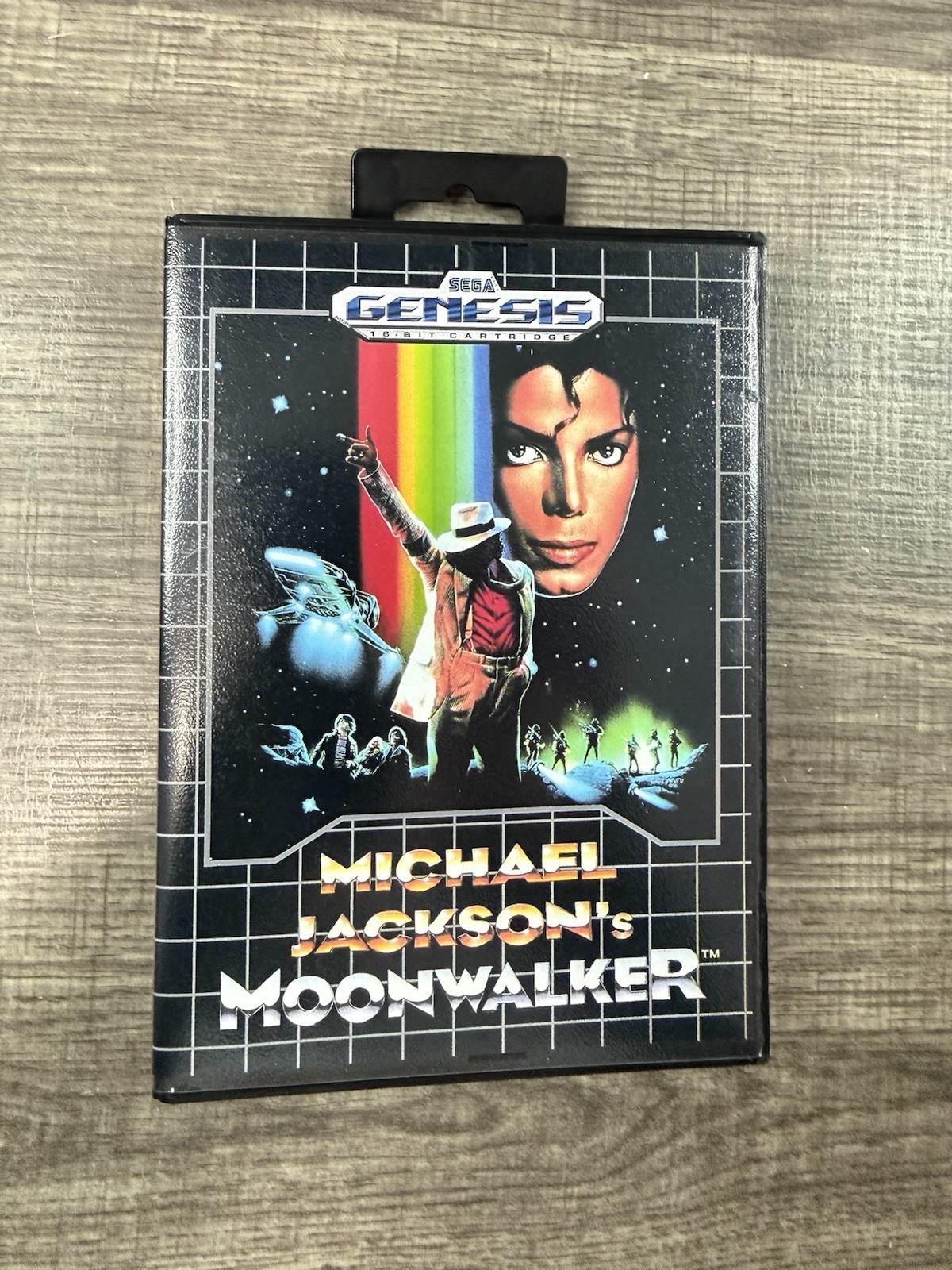 Michael Jackson’s Moonwalker Custom Game Case For Sega Genesis *NO GAME*