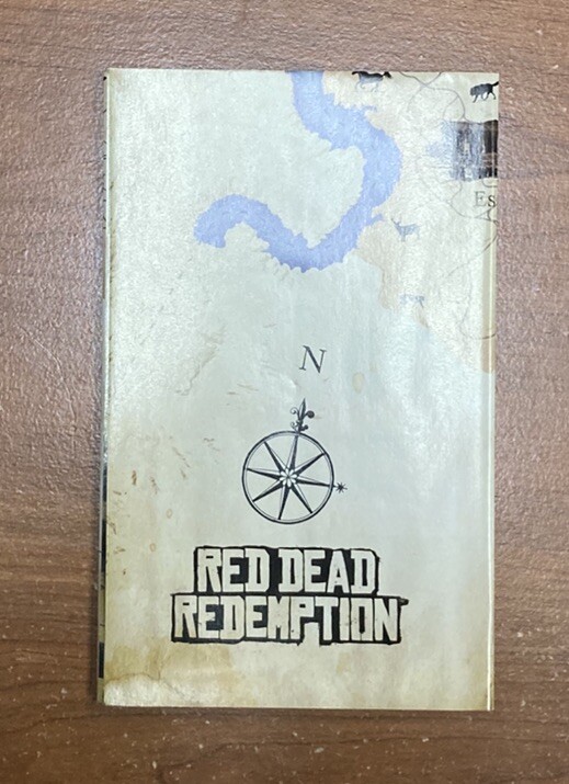 Red Dead Redemption Double-Sided MAP And Poster ONLY