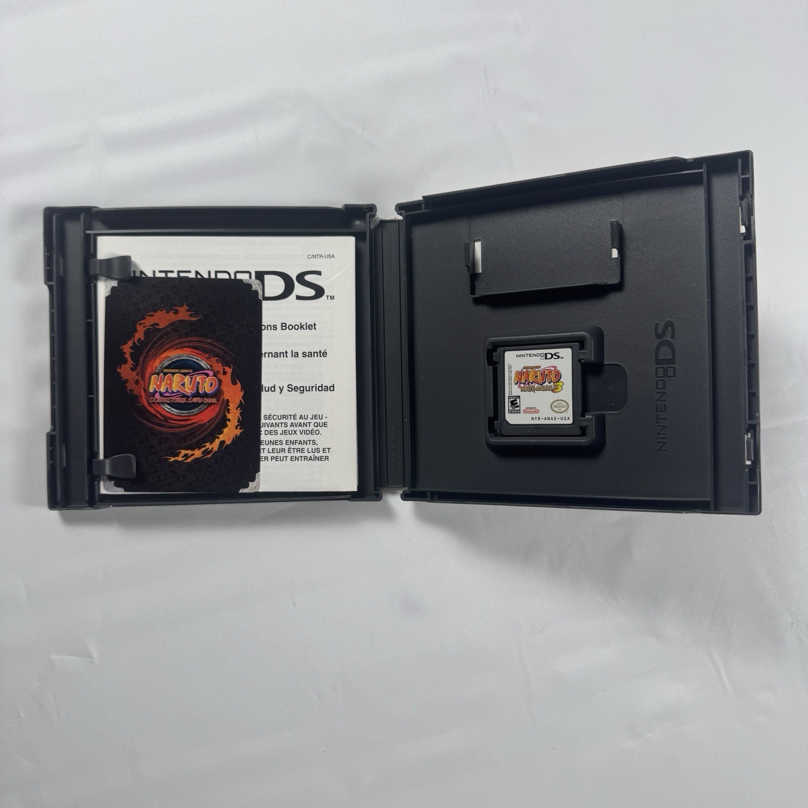 Naruto Ninja Council 3 Nintendo DS CIB Complete With Manual Promo Card PR 016