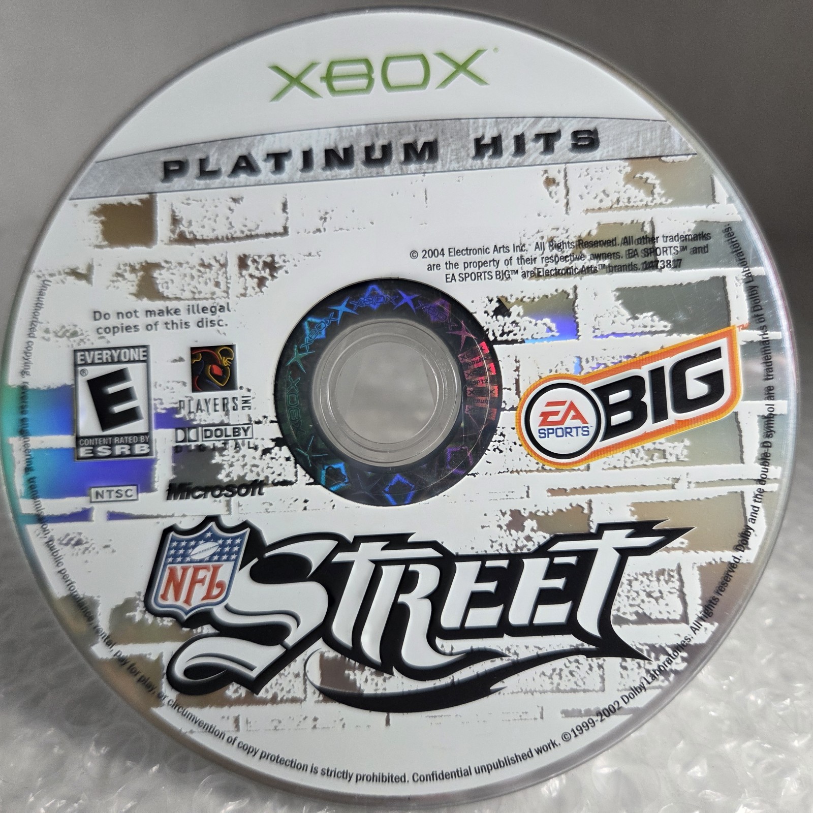 NFL Street Xbox Complete In Box CIB Tested EA Sports Big 2004 Resurfaced Platniu