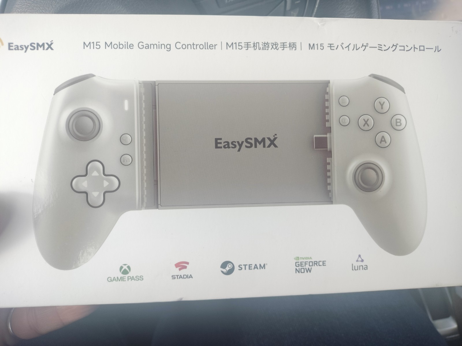 EasySMX M15 White Mobile Gaming Controller USB-C Hall Effect Joysticks Android …
