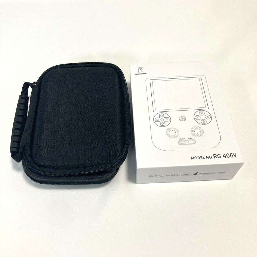 ANBERNIC RG 406V 4.0” IPS Android 13 Handheld Game Console w/ protective case
