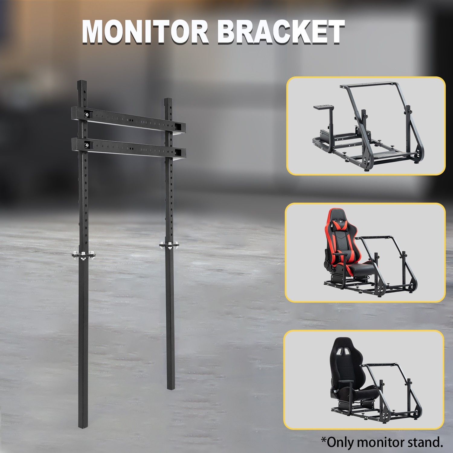 Marada Monitor Stand Adjustable TV Position 24 to 60 inch for TVs & PC Monitors