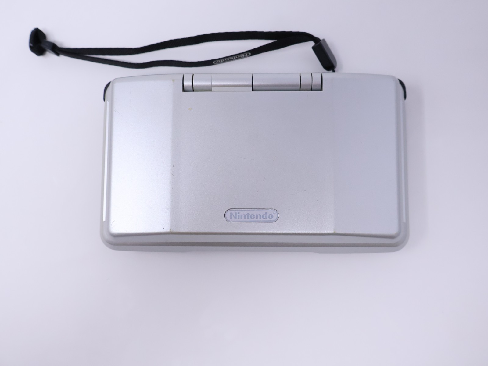 Nintendo DS Handheld Console Tested Working Titanium Silver w/ Charger & Stylus