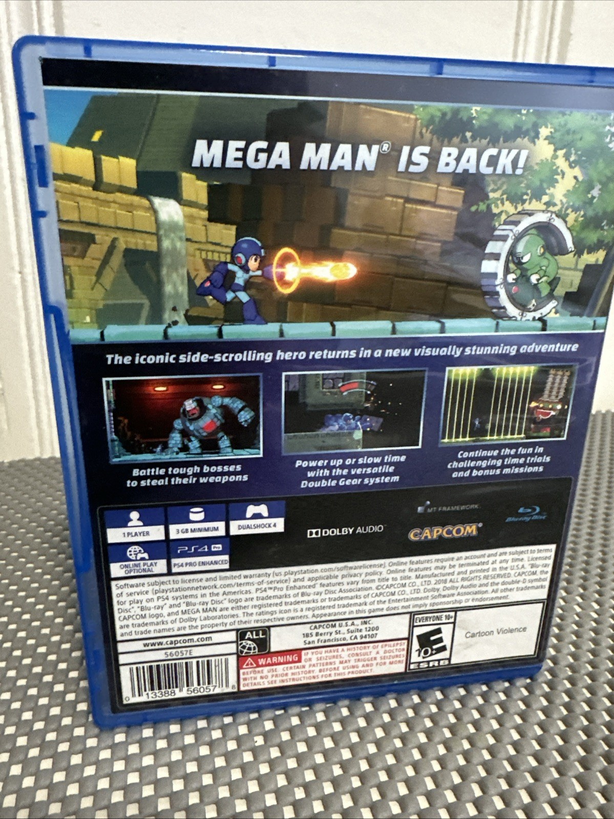 Mega Man 11 PlayStation 4, 2018 (Family Video Copy) Tested