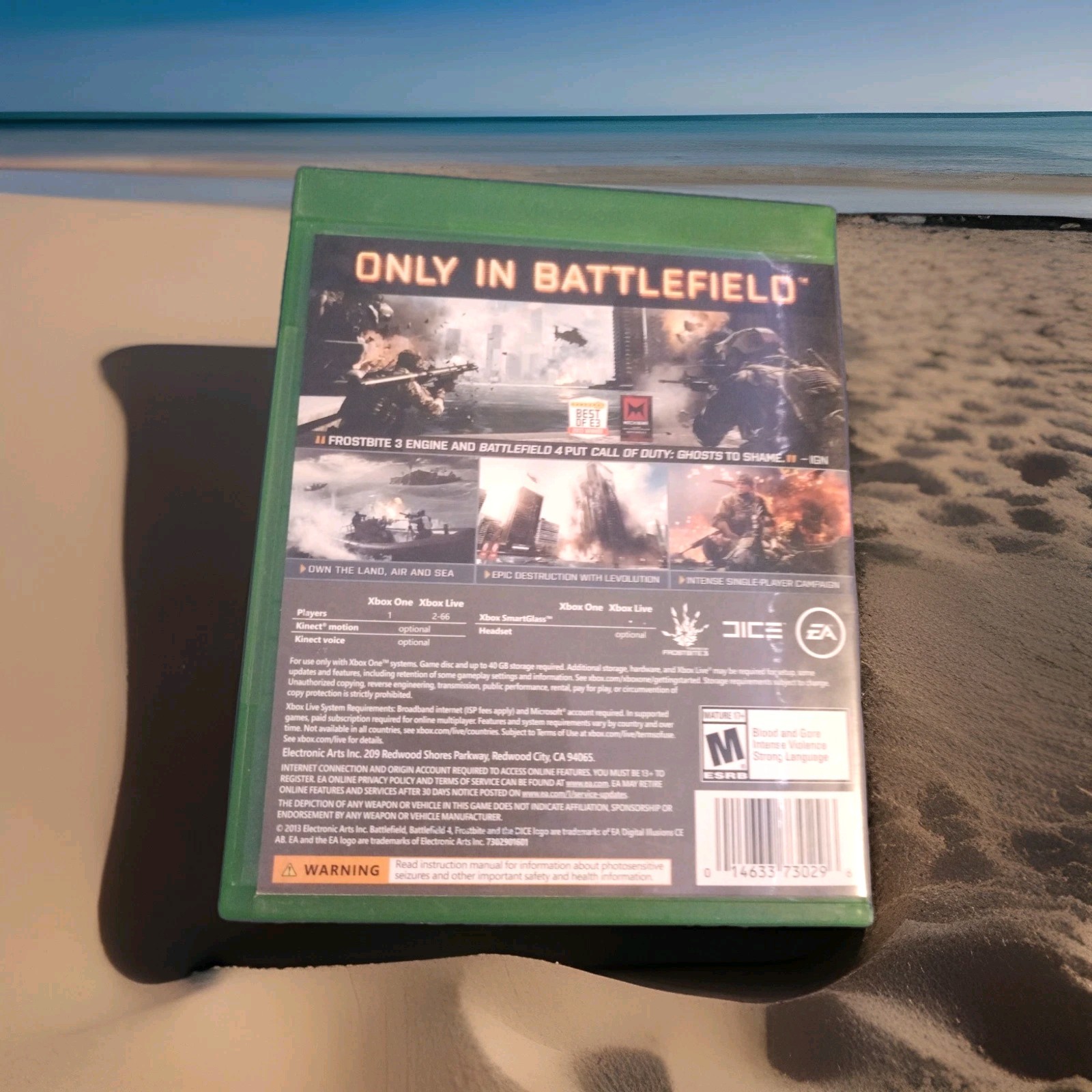 Battlefield 4 (Microsoft Xbox One, 2013) CIB UNTESTED