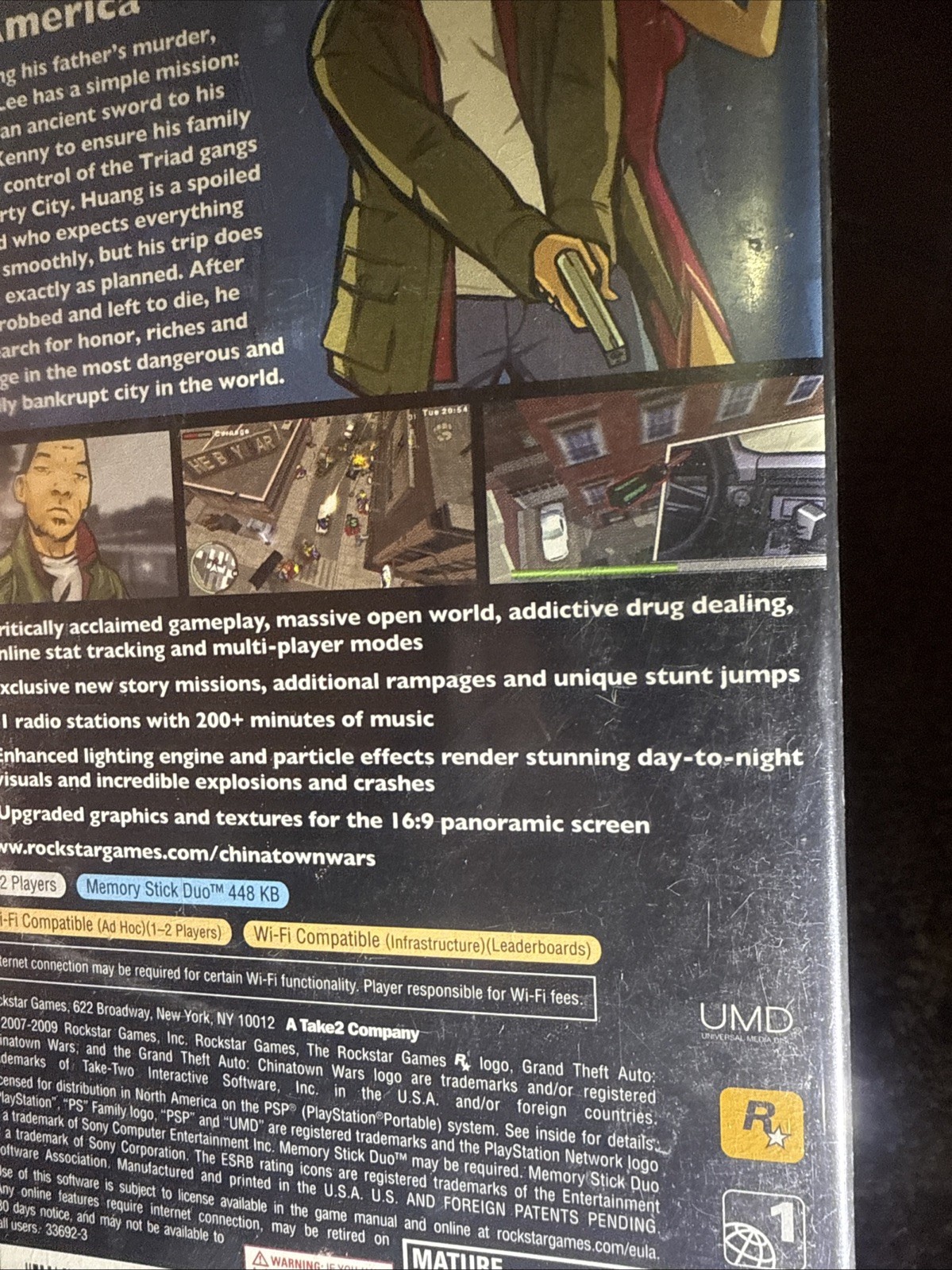 Grand Theft Auto: Chinatown Wars + Map And Manual Sony PSP Extra Mint Condition