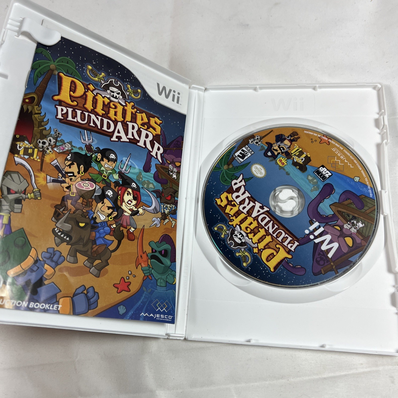 Pirates Of Plundarrr Wii Complete-Tested Works CIB-See Notes