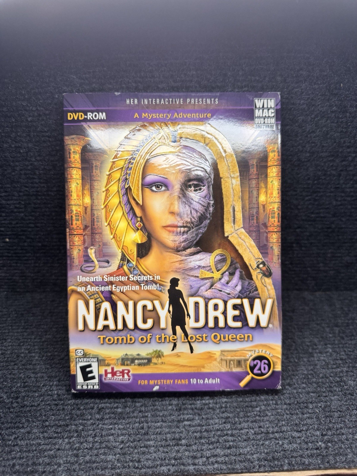 Nancy Drew: Tomb of the Lost Queen (Windows/Mac, 2012) ML409 Mystery #26
