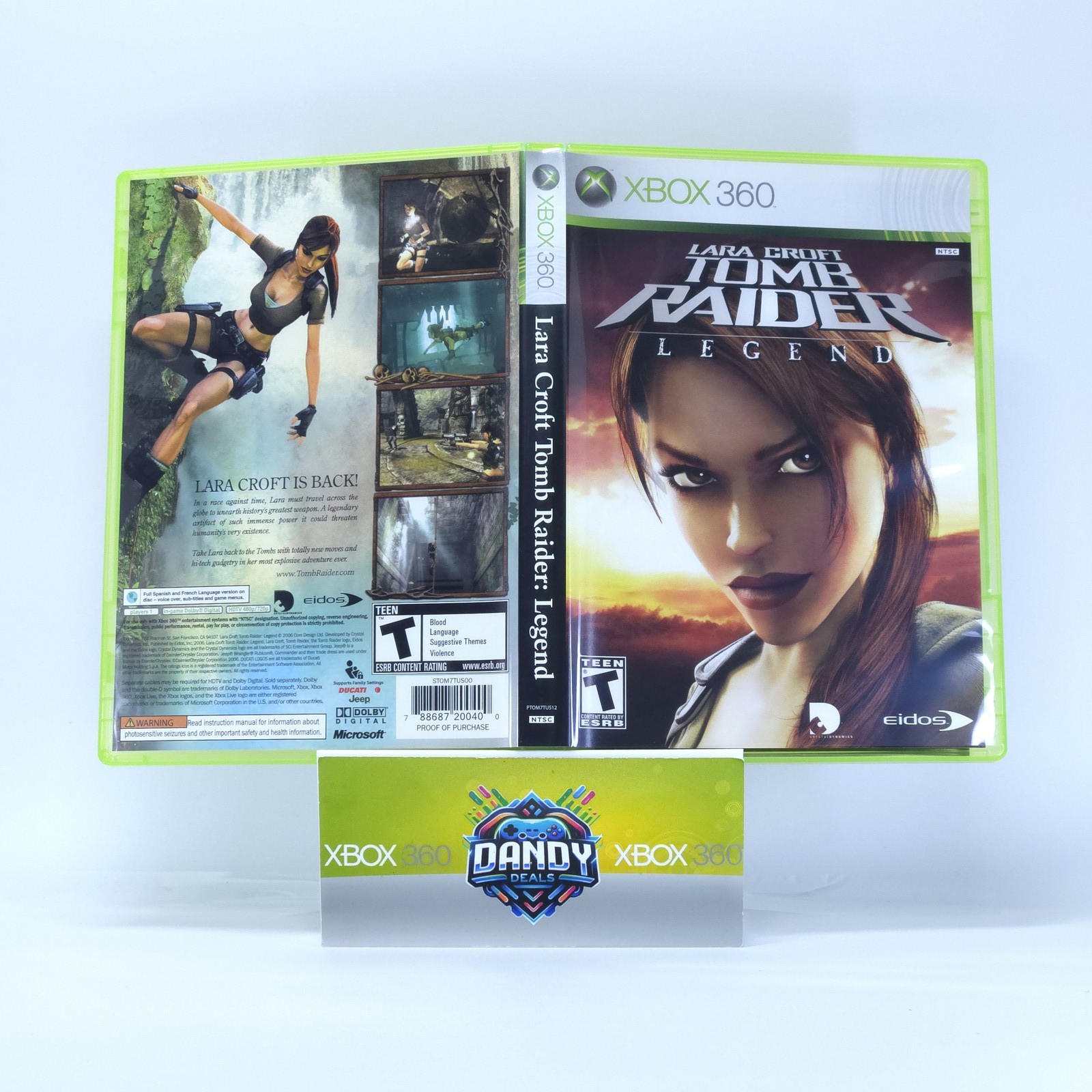 Tomb Raider Legend CIB W/ Manual – Xbox 360