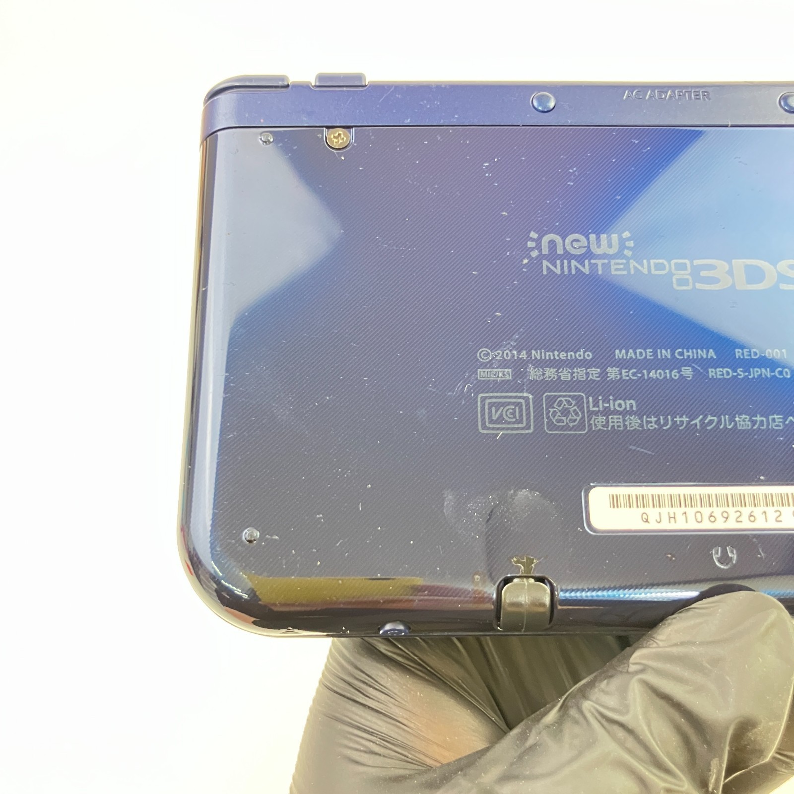 TOP IPS Nintendo new 3DS LL XL Metallic Blue Console Region Locked Japanese Only
